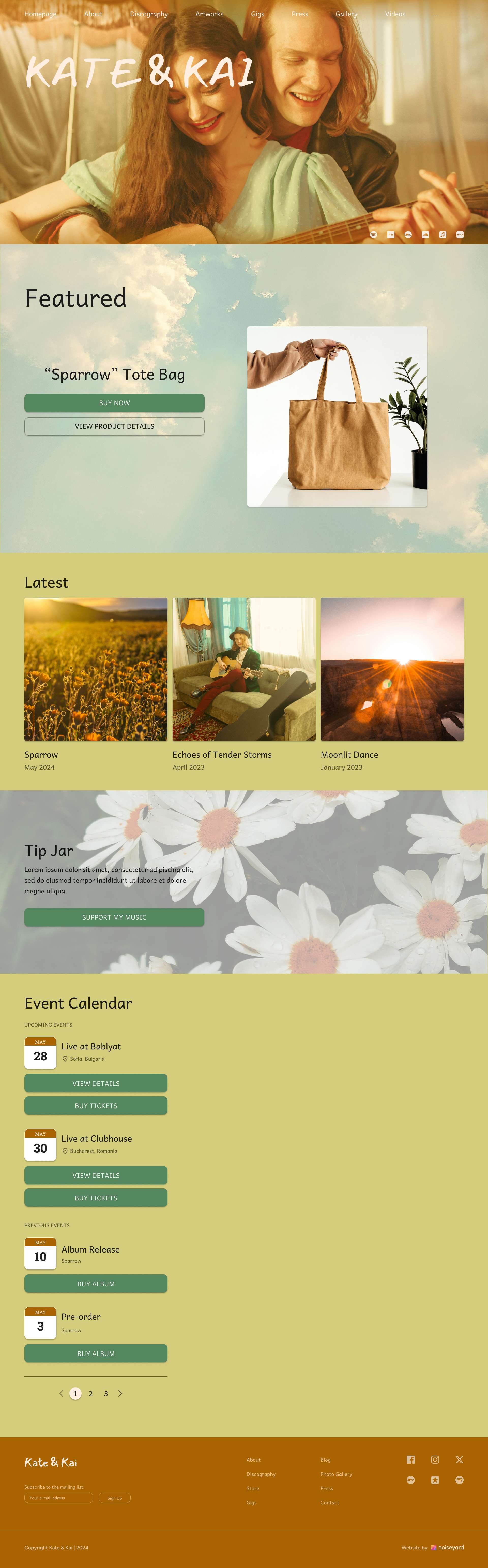 the homepage of a website with a picture of a woman and a daisy
