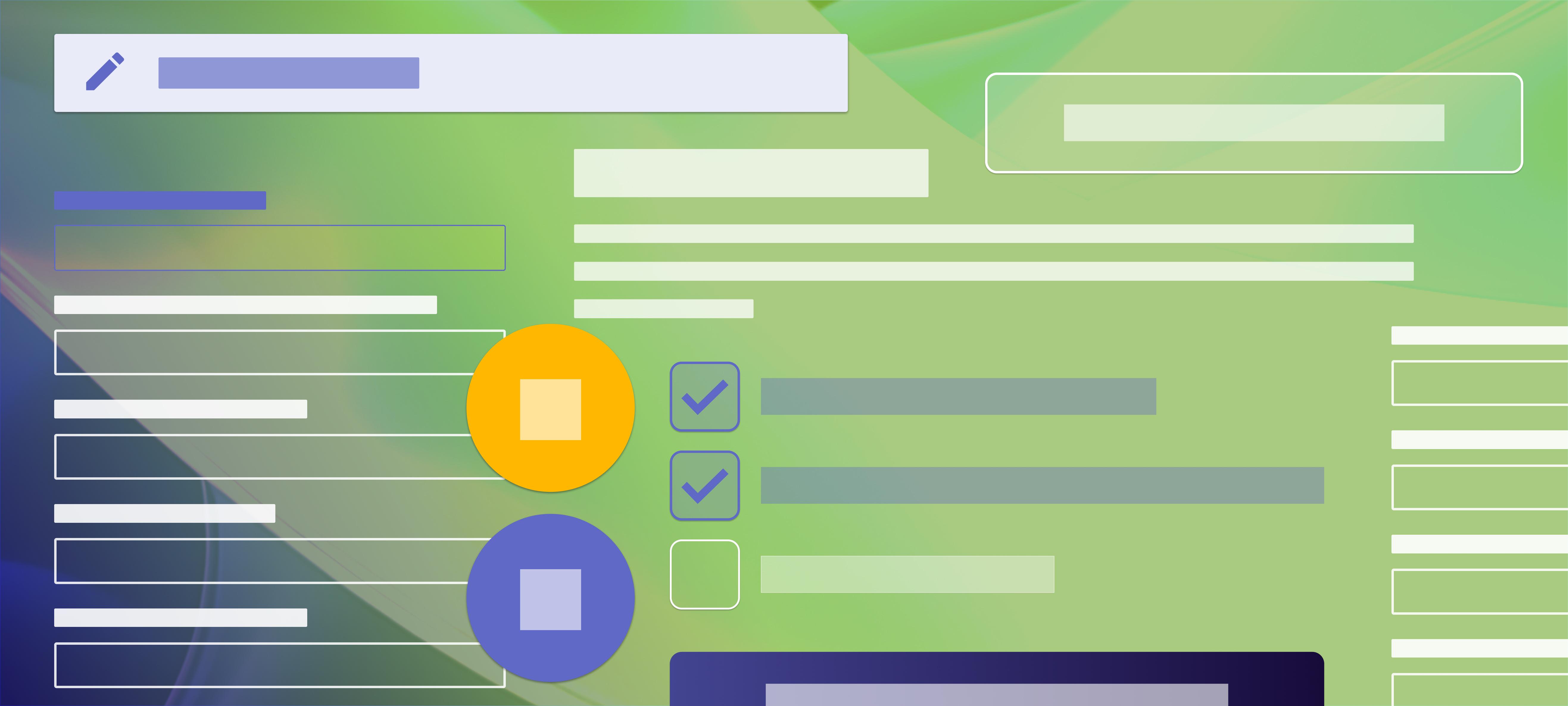 Noiseyard website builder for musicians, blog post: a screen showing a list of items on a screen