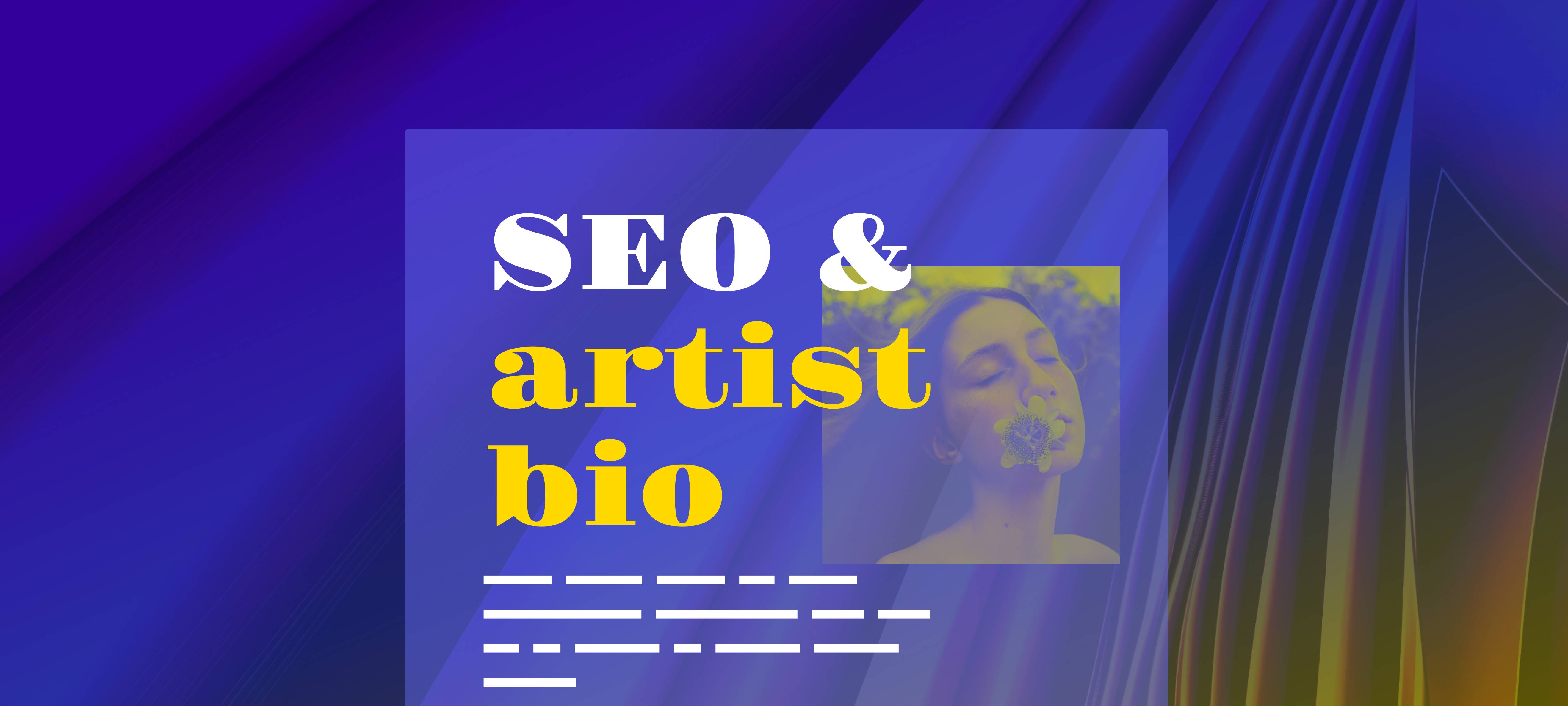 Noiseyard website builder for musicians, blog post: seo & artist bio