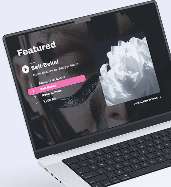 Noiseyard website builder for musicians, banner: Noiseyard musician website example.