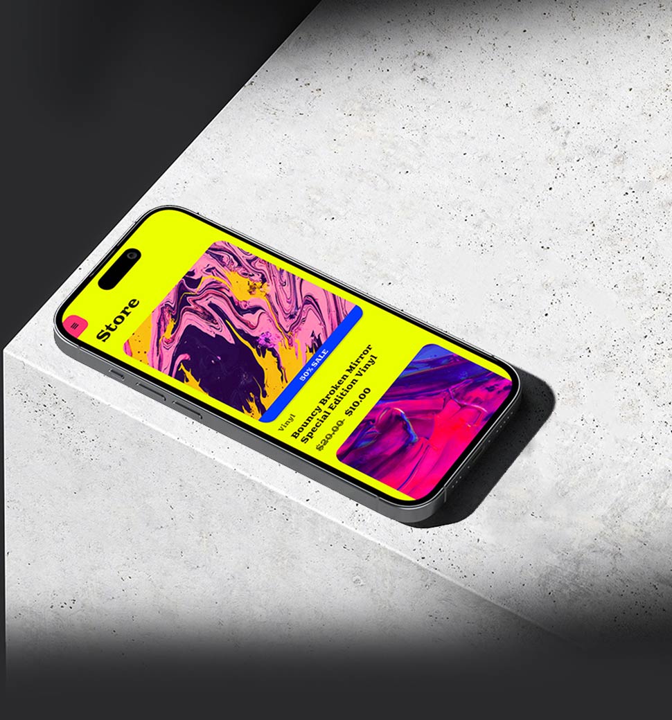 Noiseyard website builder for musicians, banner: Noiseyard musician website example.