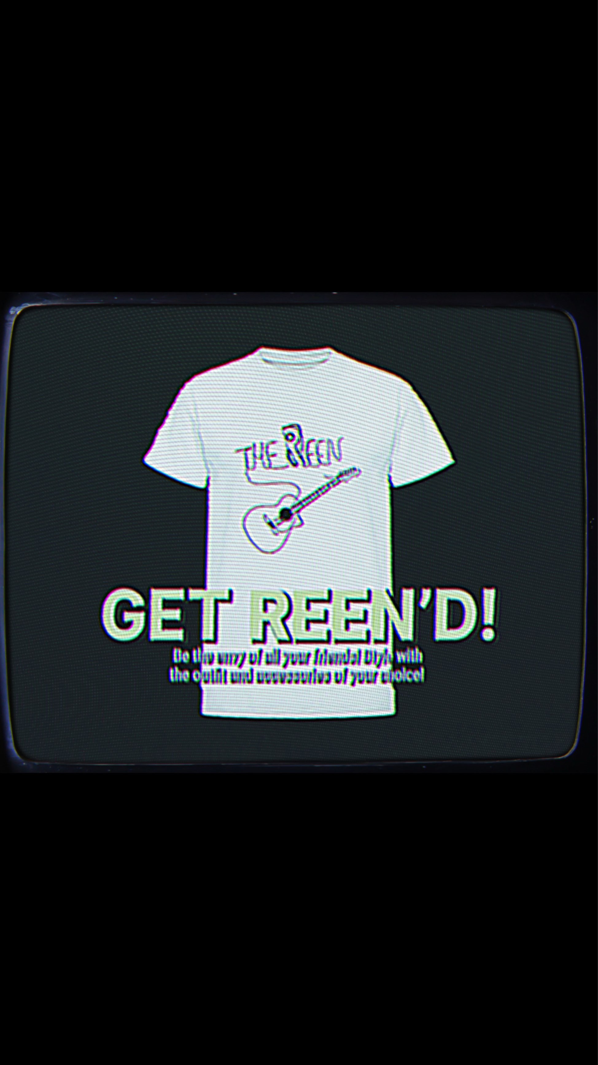 a t - shirt with the words get reed d on it