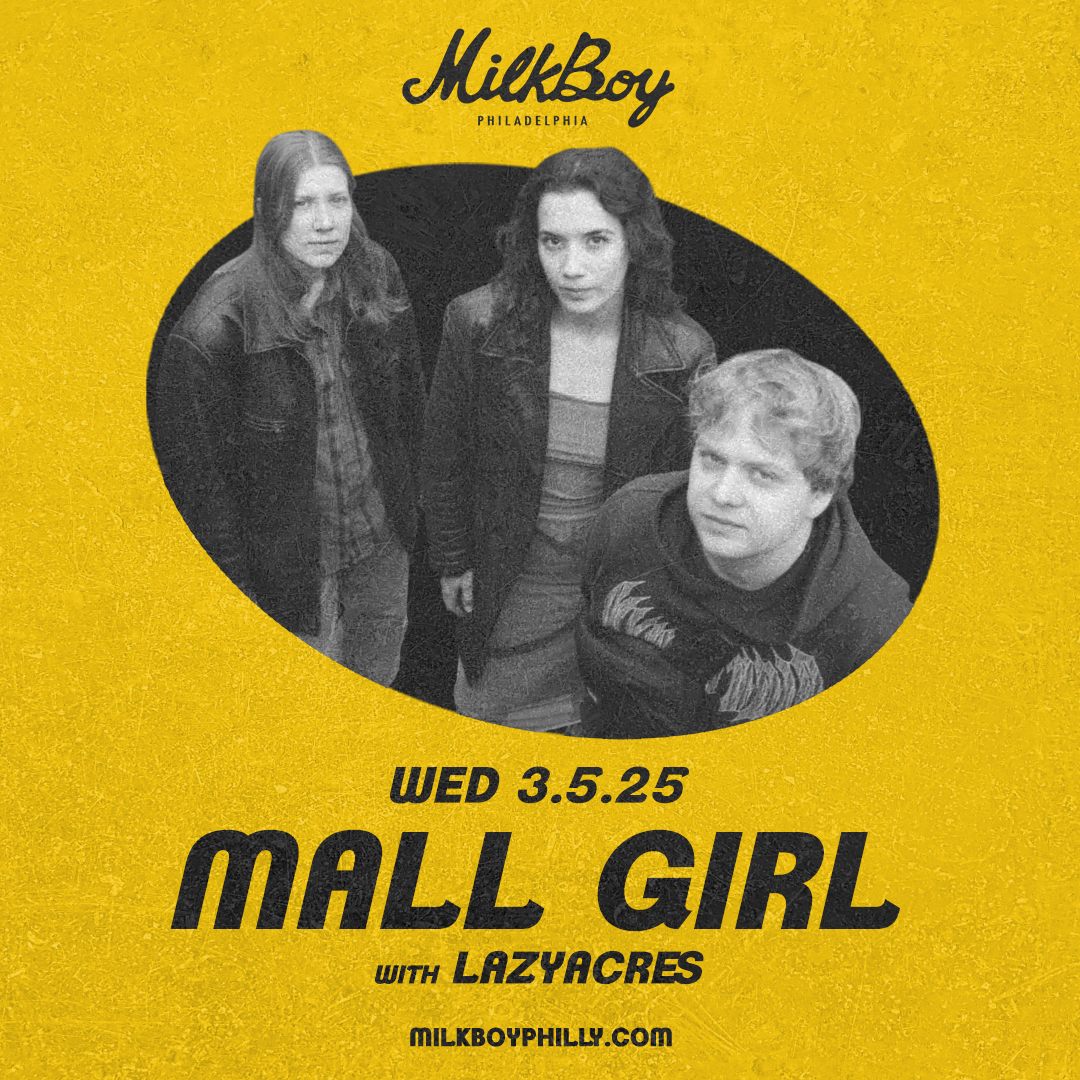 a poster for mall girl with lizzie harris