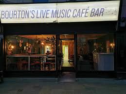 the front of the bourton's live music bar