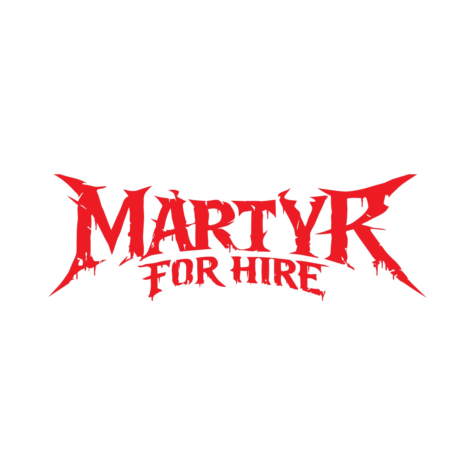 MARTYR FOR HIRE - SIGNS OF RESTRAINT: martyr for hire logo