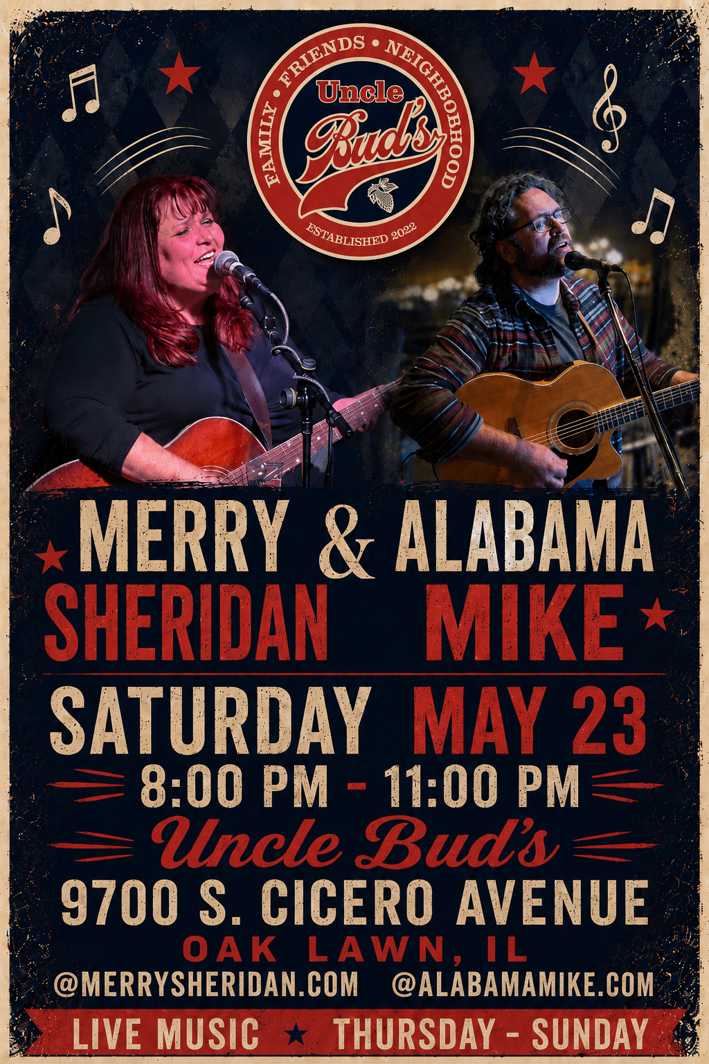 merry alabama and sheridan & mike