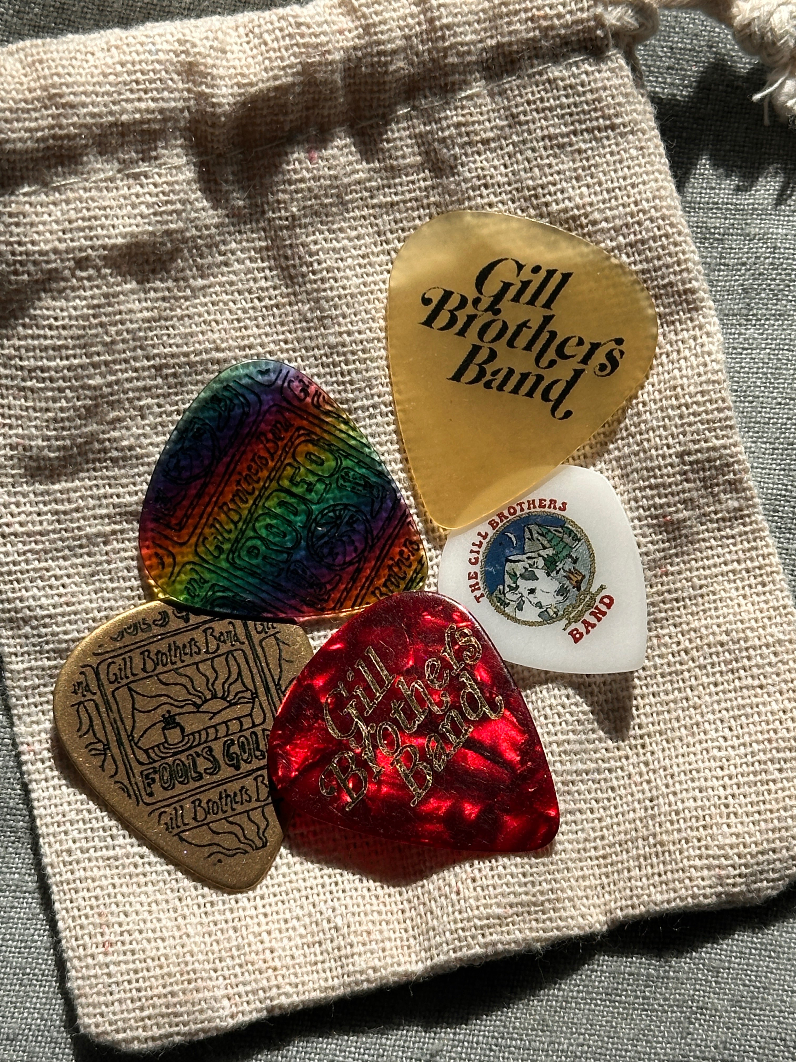 guitar picks in a bag