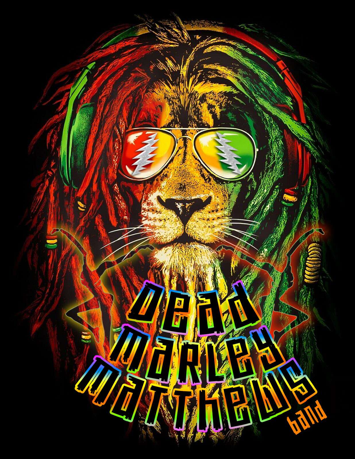 dead marley matthews lion t-shirt