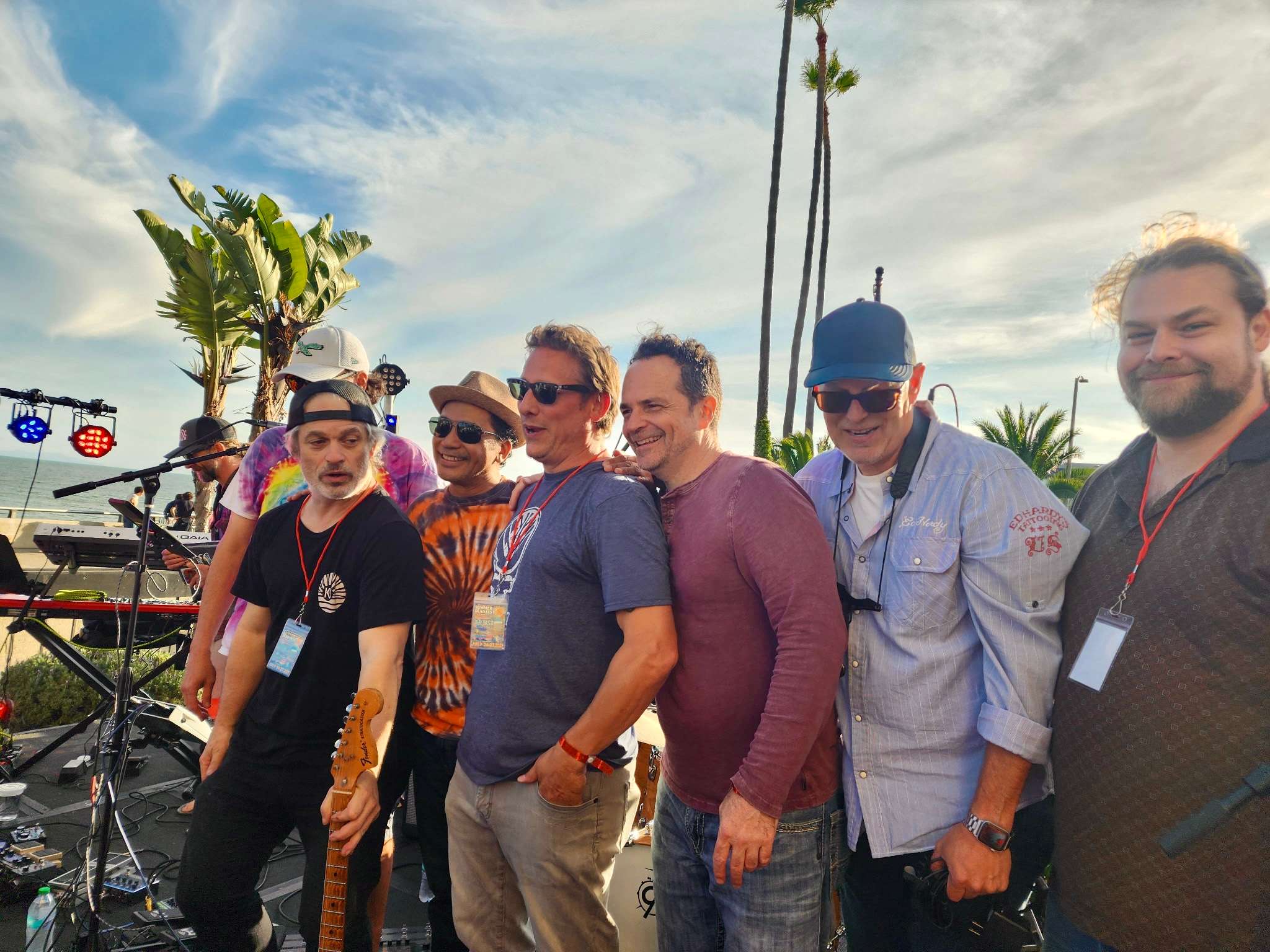 a group of people posing for a photo