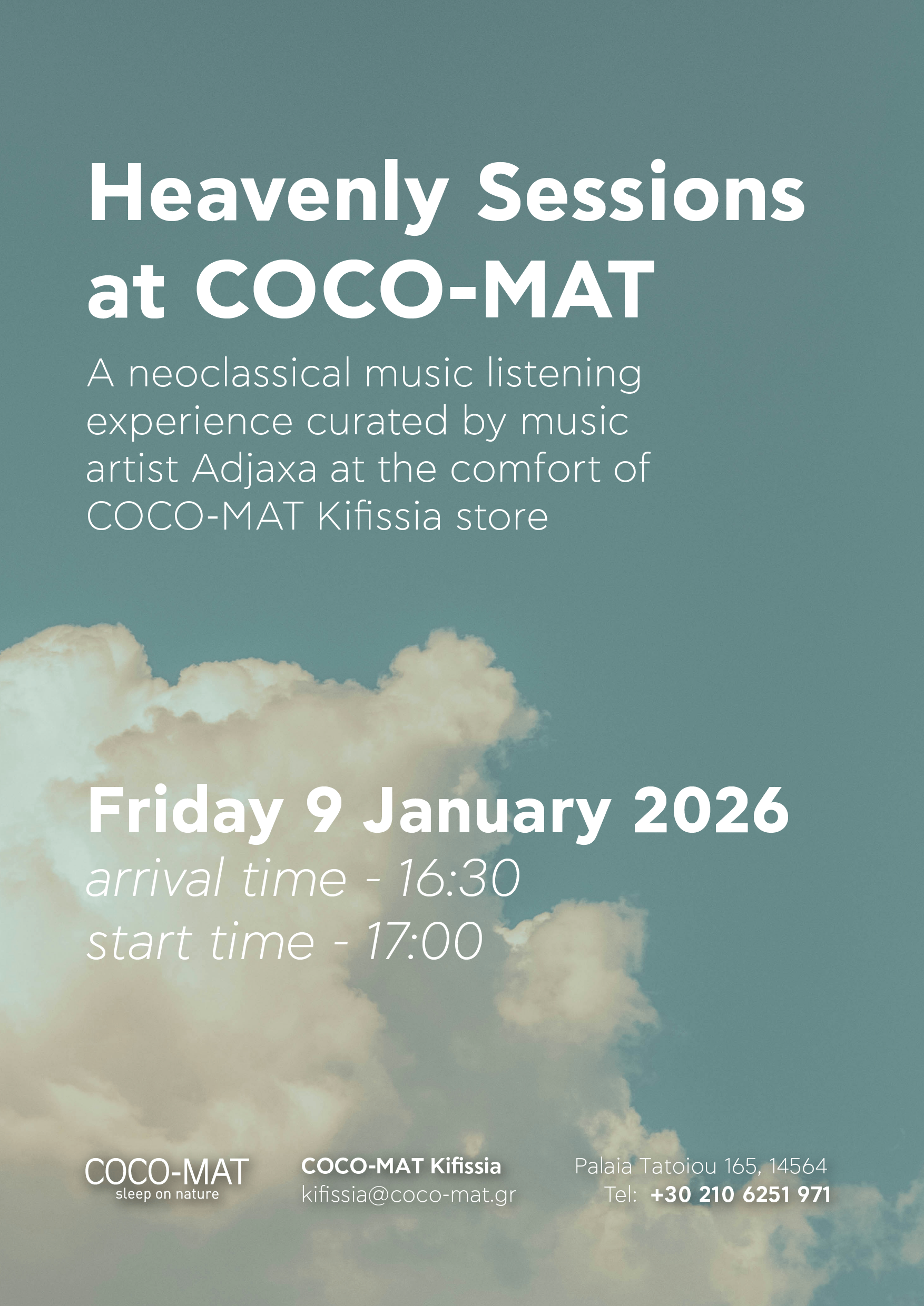 heavenly sessions at coco mat