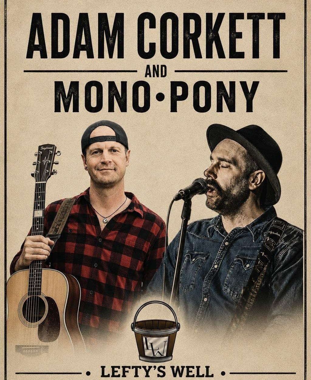 adam corrett and mono pony left's well