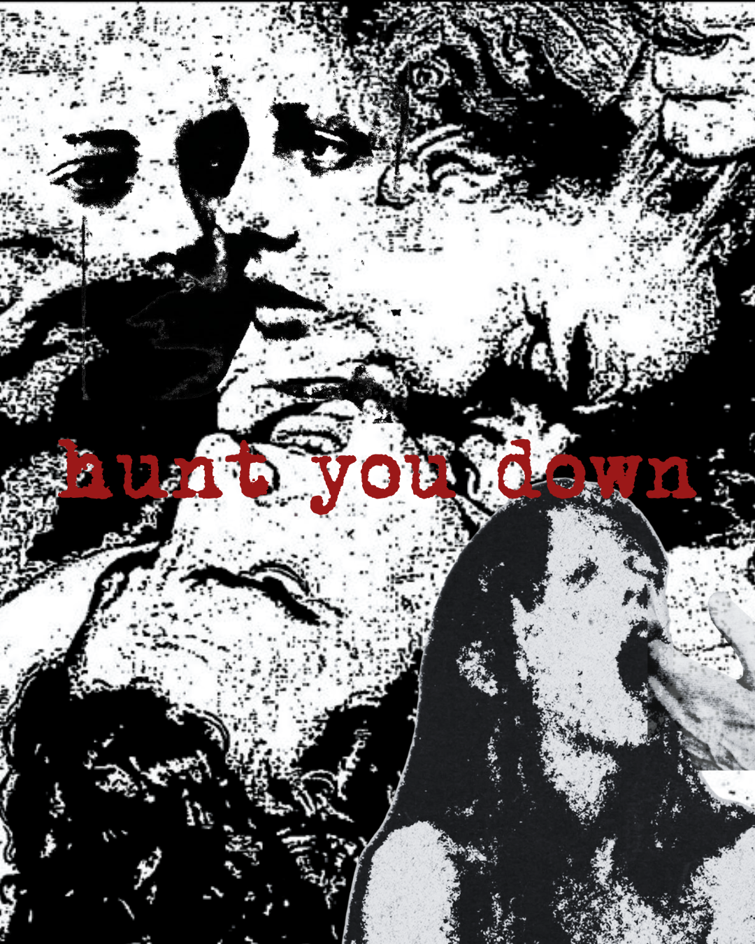 a black and white image with the words burn you down