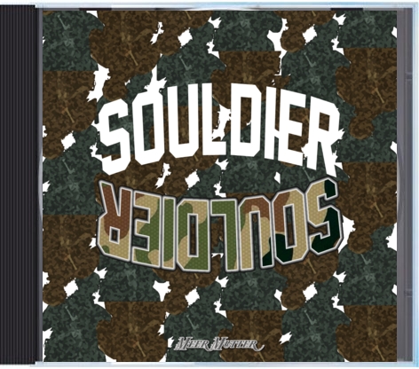a cd with the words soldier zoner on it