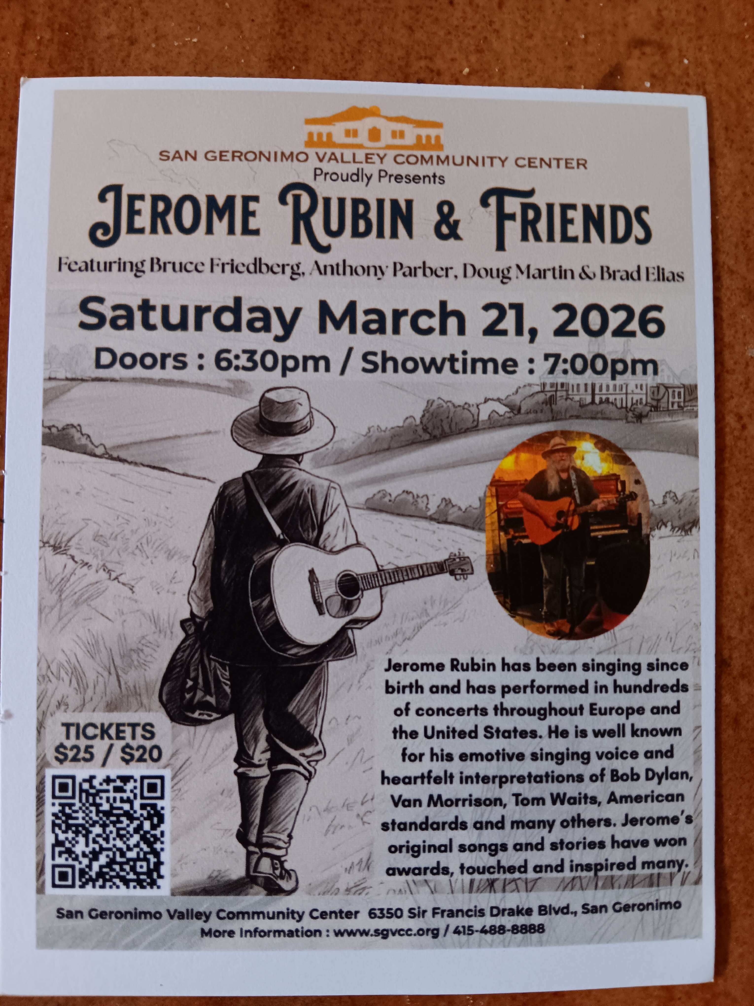 jerome rubin & friends - san francisco, california