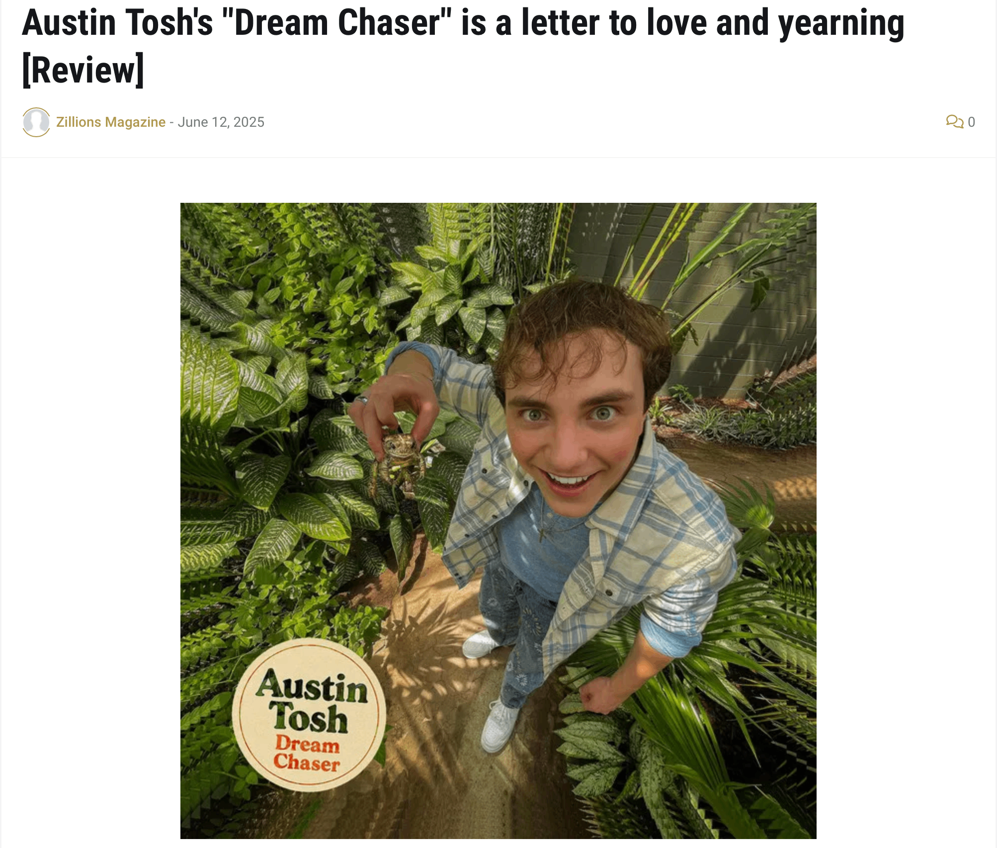 austin todd's dream chaser a letter to love and burning tooth