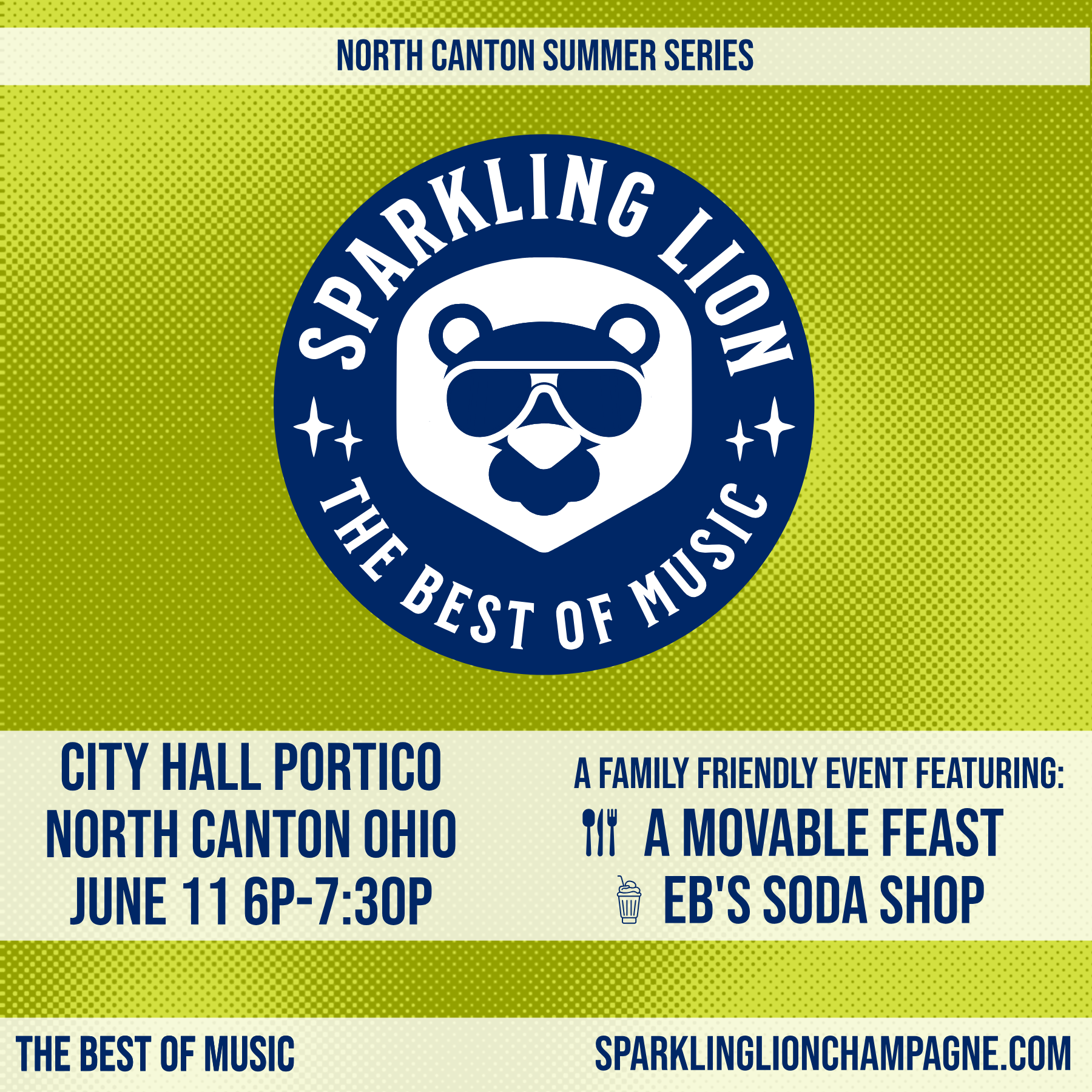 a flyer for the best of music in portland