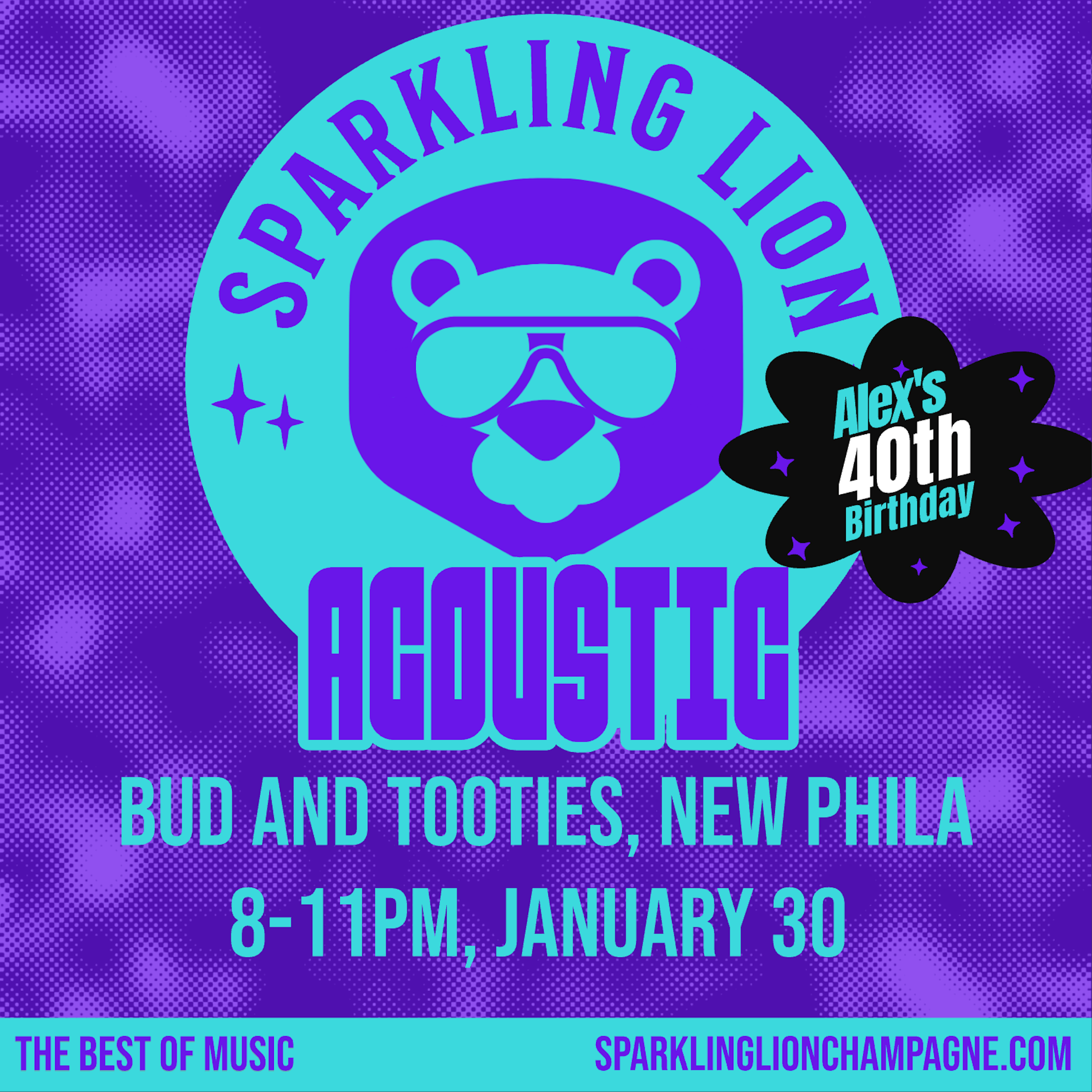 sparkling lion acoustic bud and toes, new philadelphia