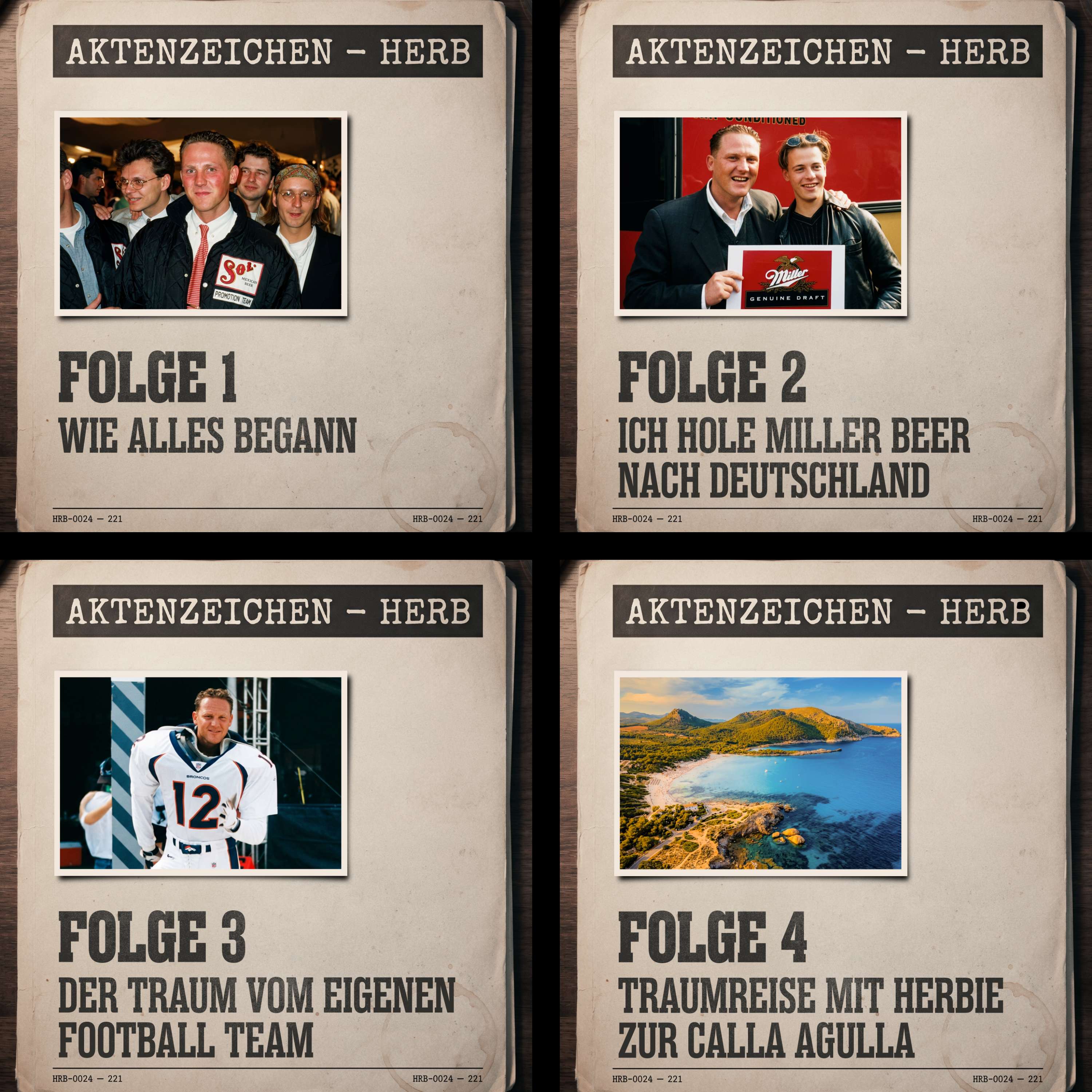 RHYZM-PUBLISHING - Andreas W. Herb - Aktenzeichen Herb: a set of cards with pictures of different people