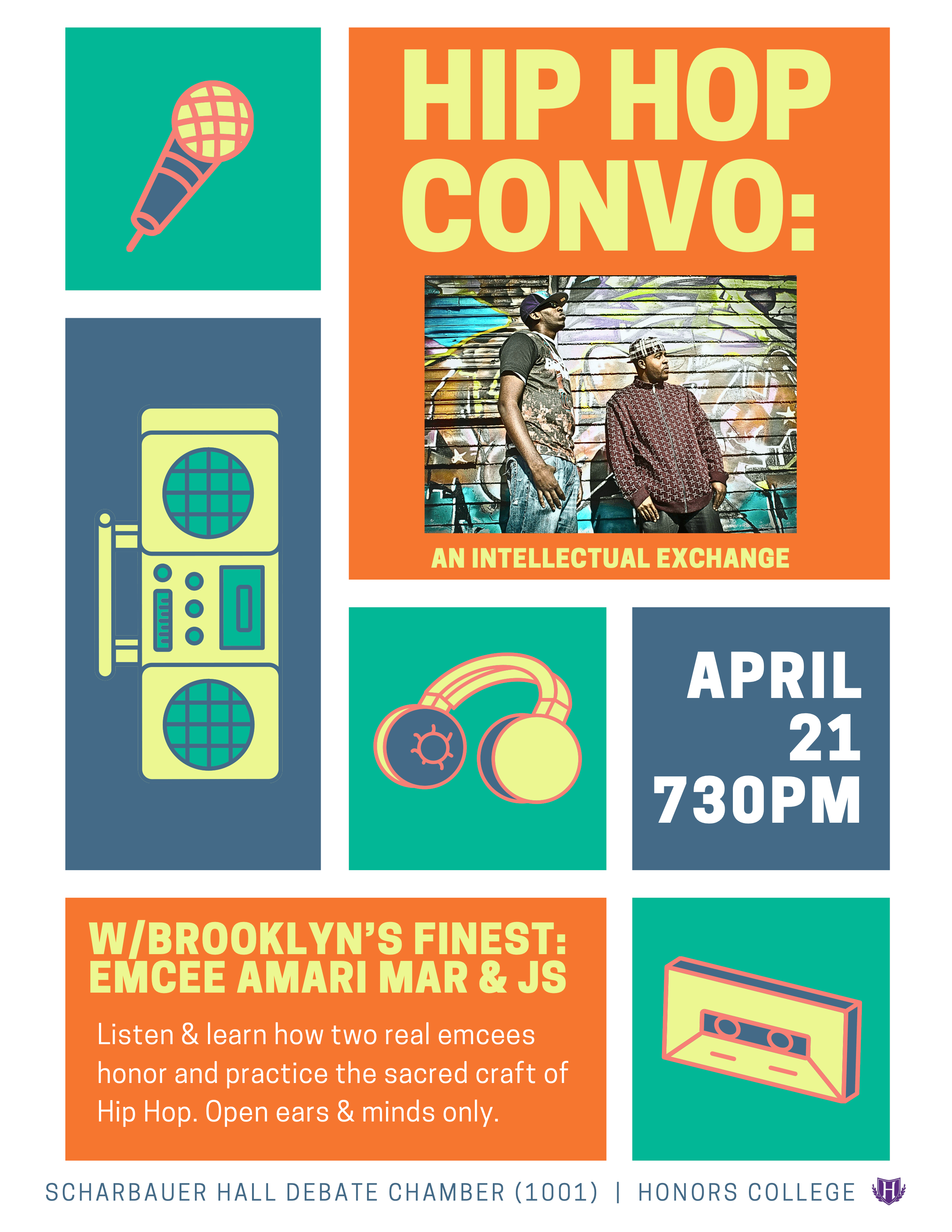 hip hop convo flyer