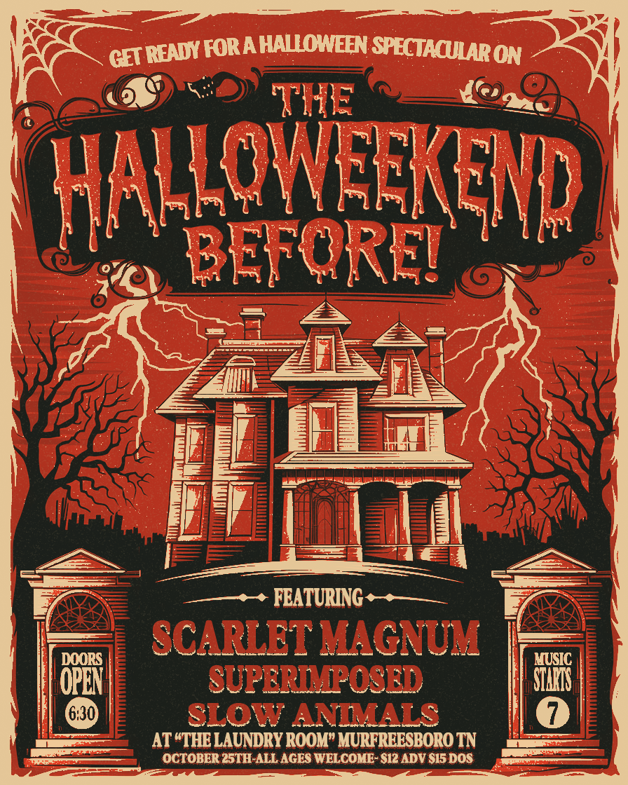 a poster for the halloween weekend before
