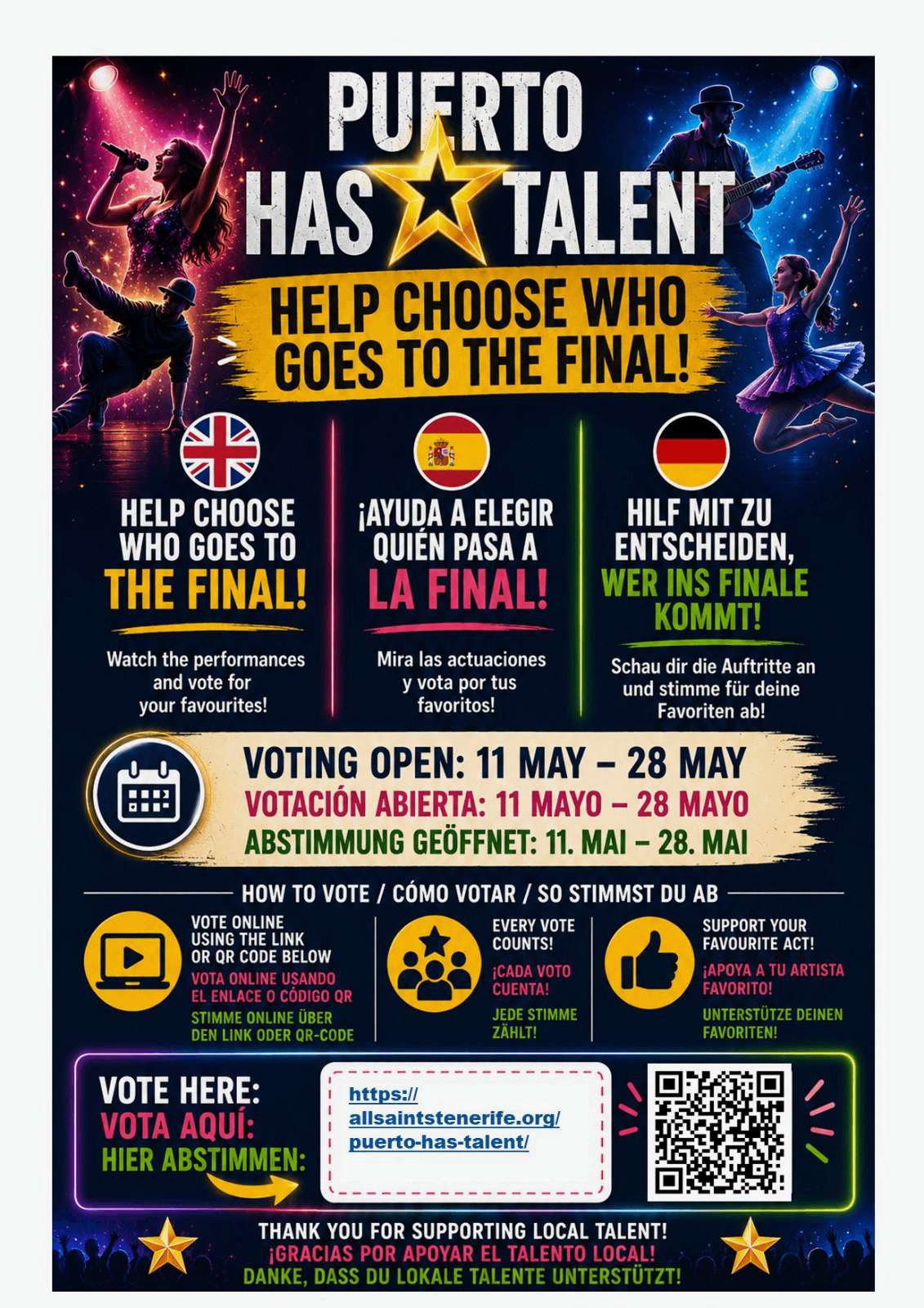 puerto has talent flyer