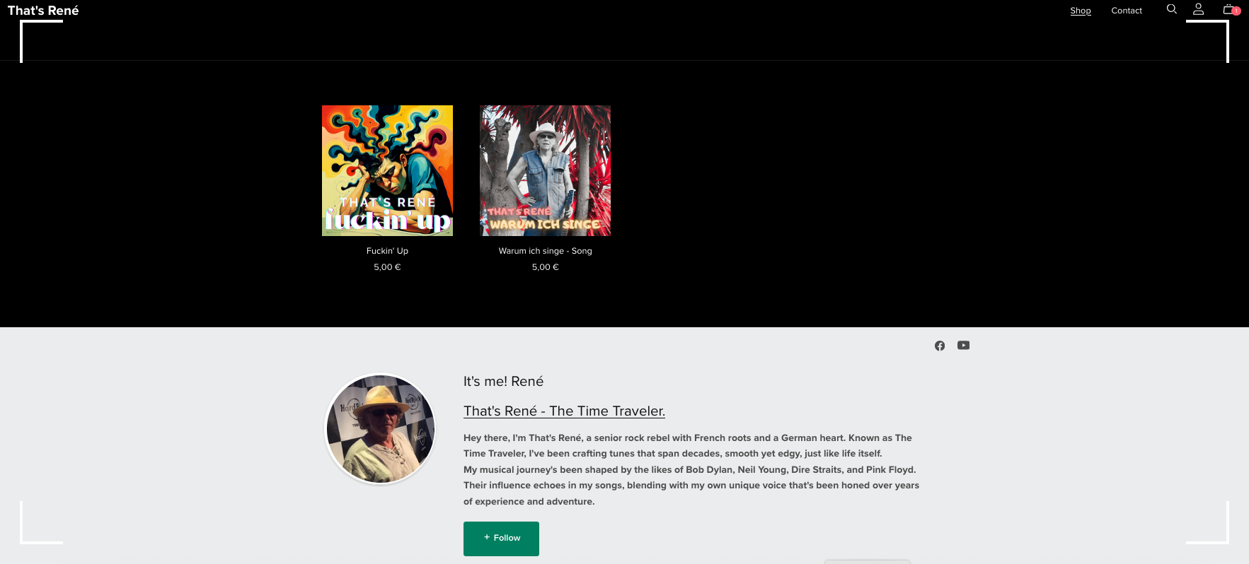a screen shot of a website with an image of a movie poster
