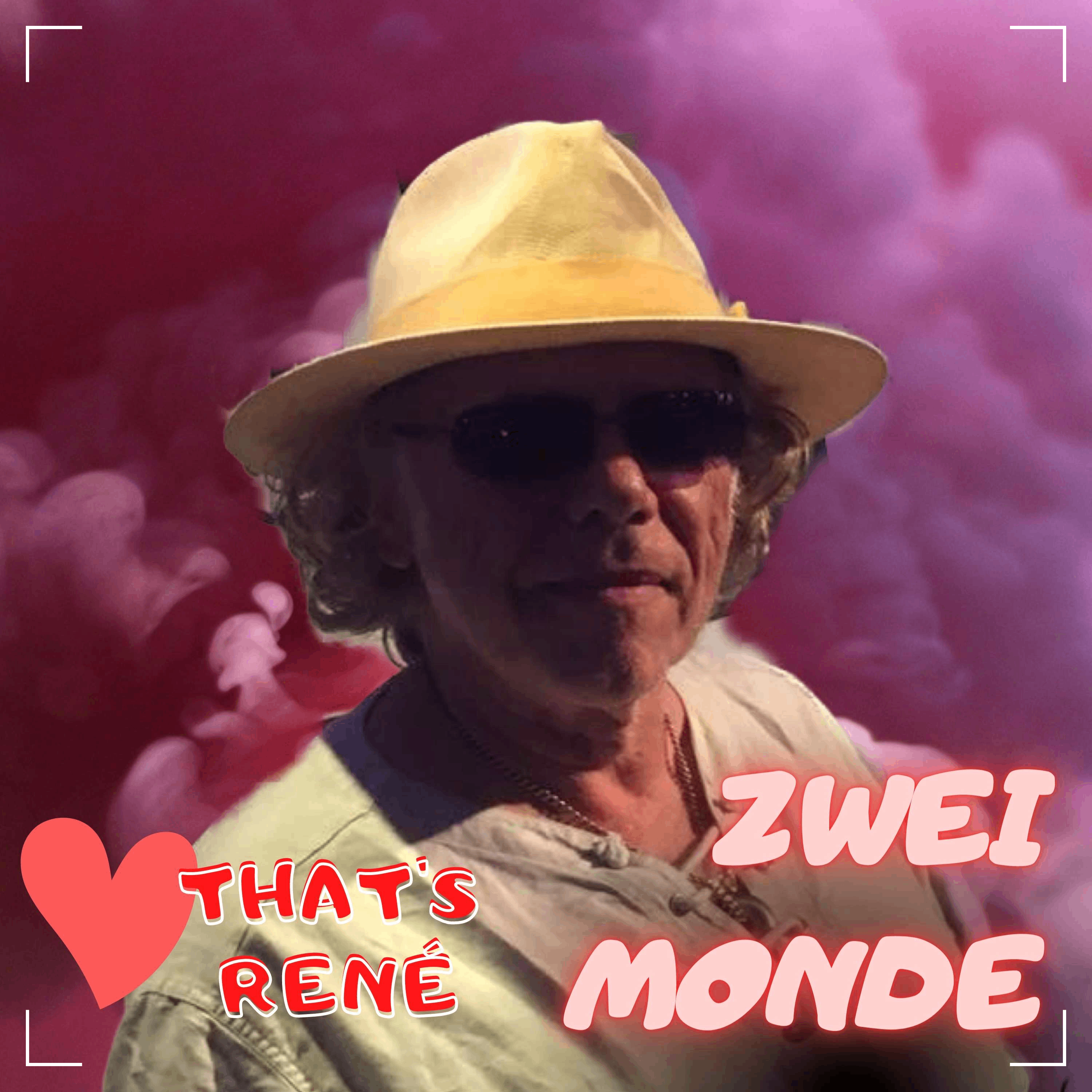 a man in a hat wearing a hat with the words that zewi's renee