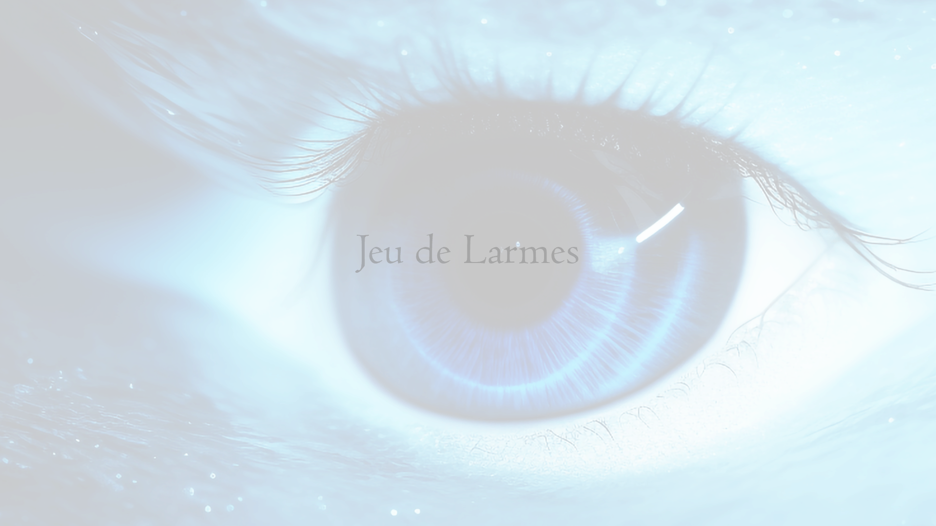 a blue eye with the words just de latinas written on it