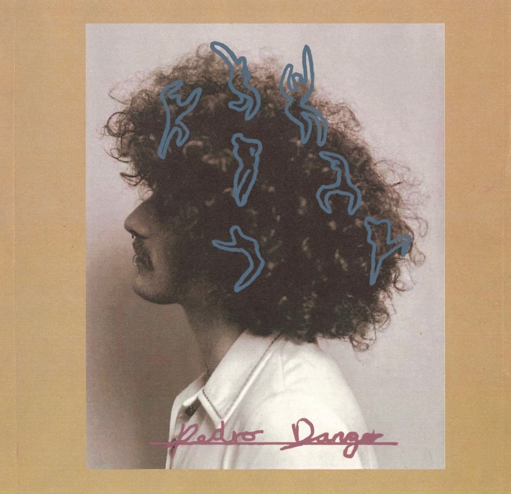 Pedro Danger - Saint Mary / LOD Revisited: an image of a man with curly hair and blue lines on his head