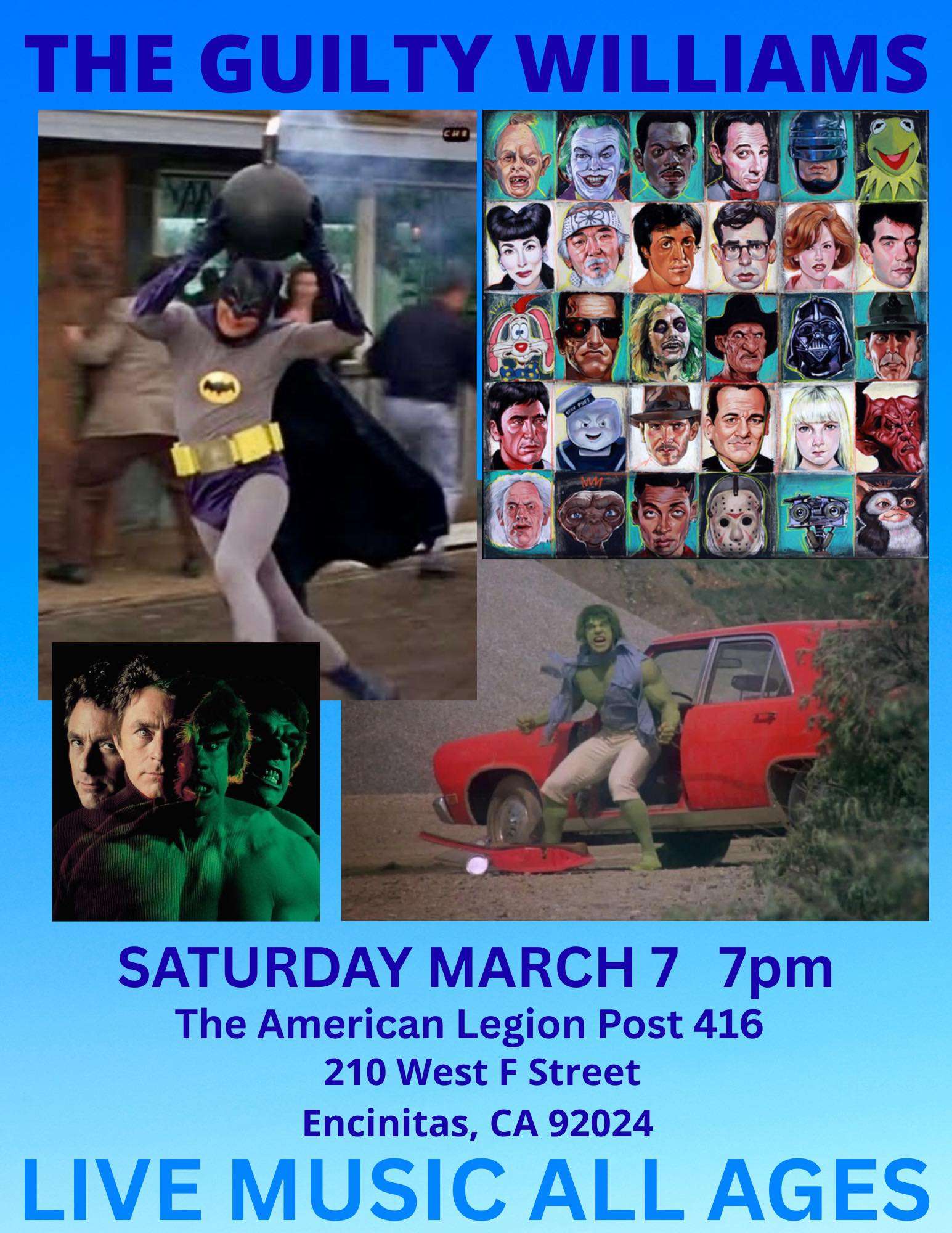 a poster for the guilty williams