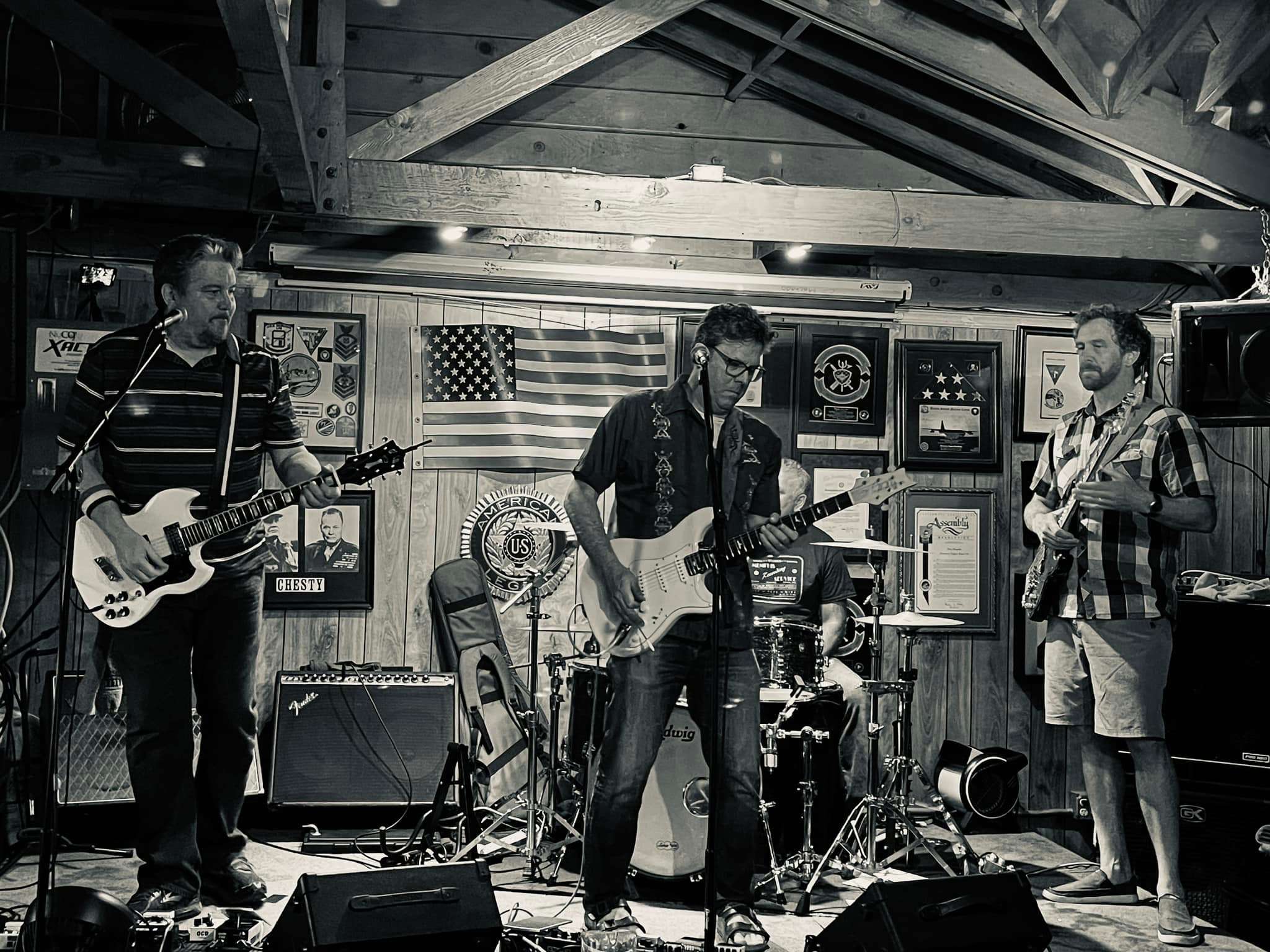 a group of people playing a musical instrument