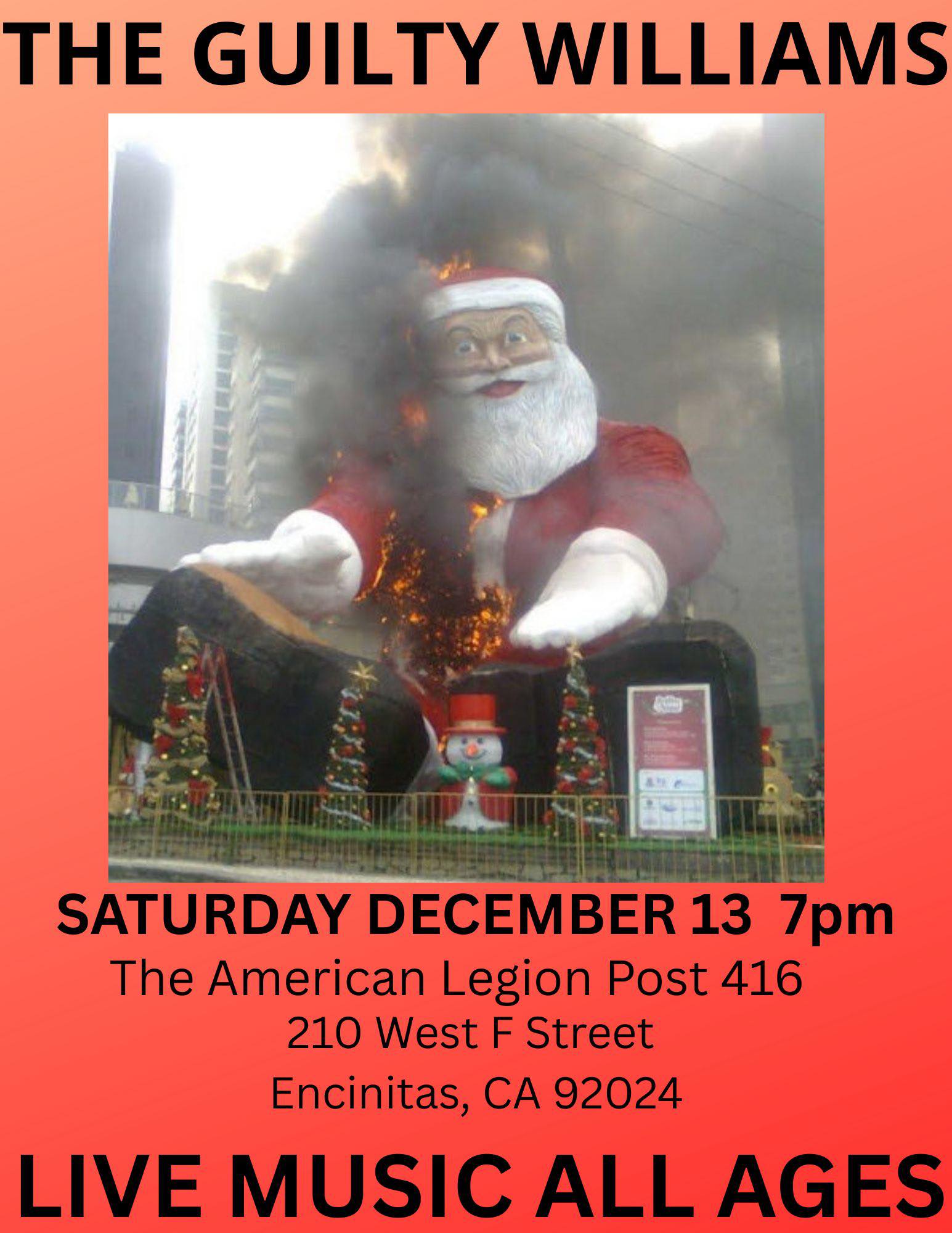 a poster for the guilty williams