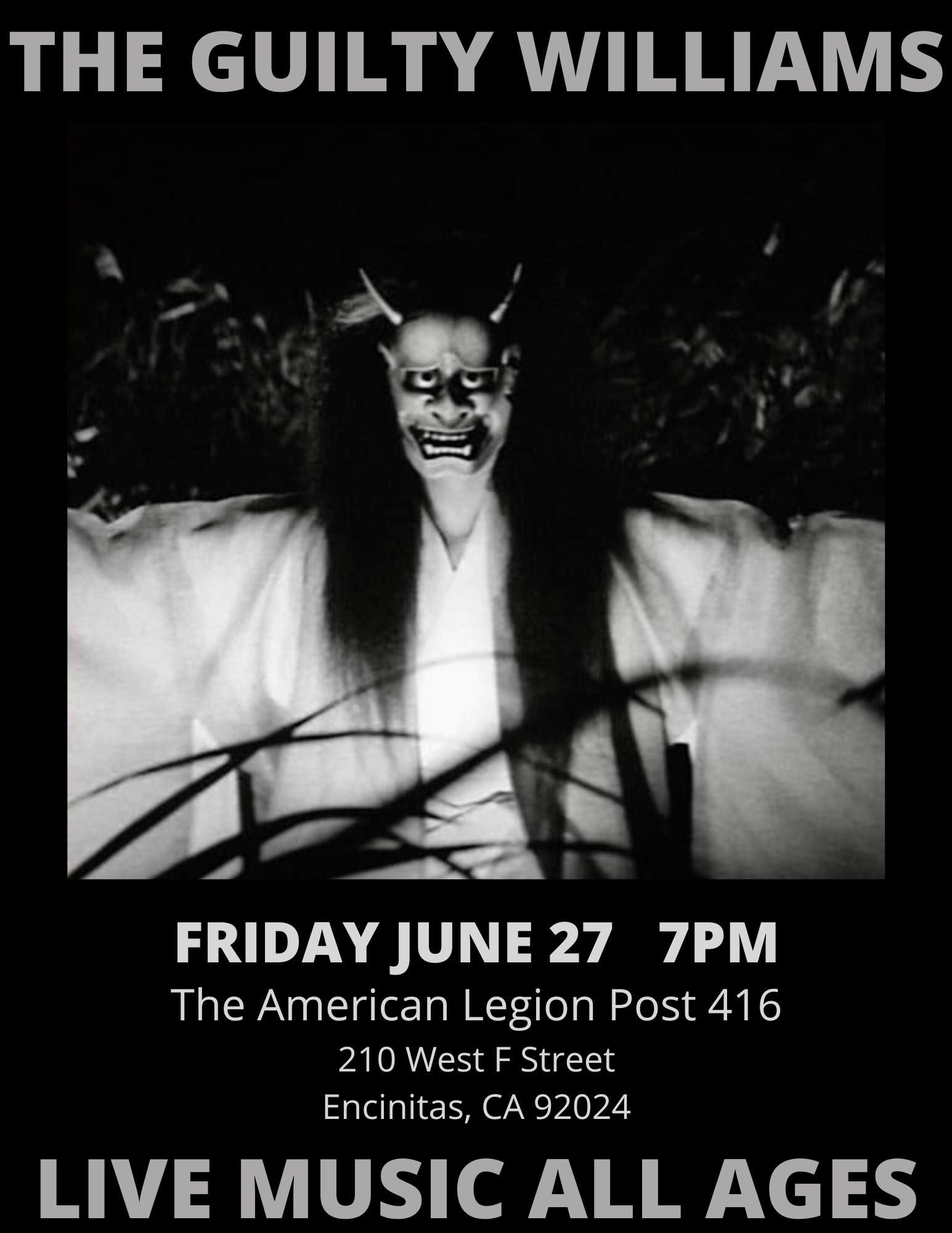 the poster for the guilty williams