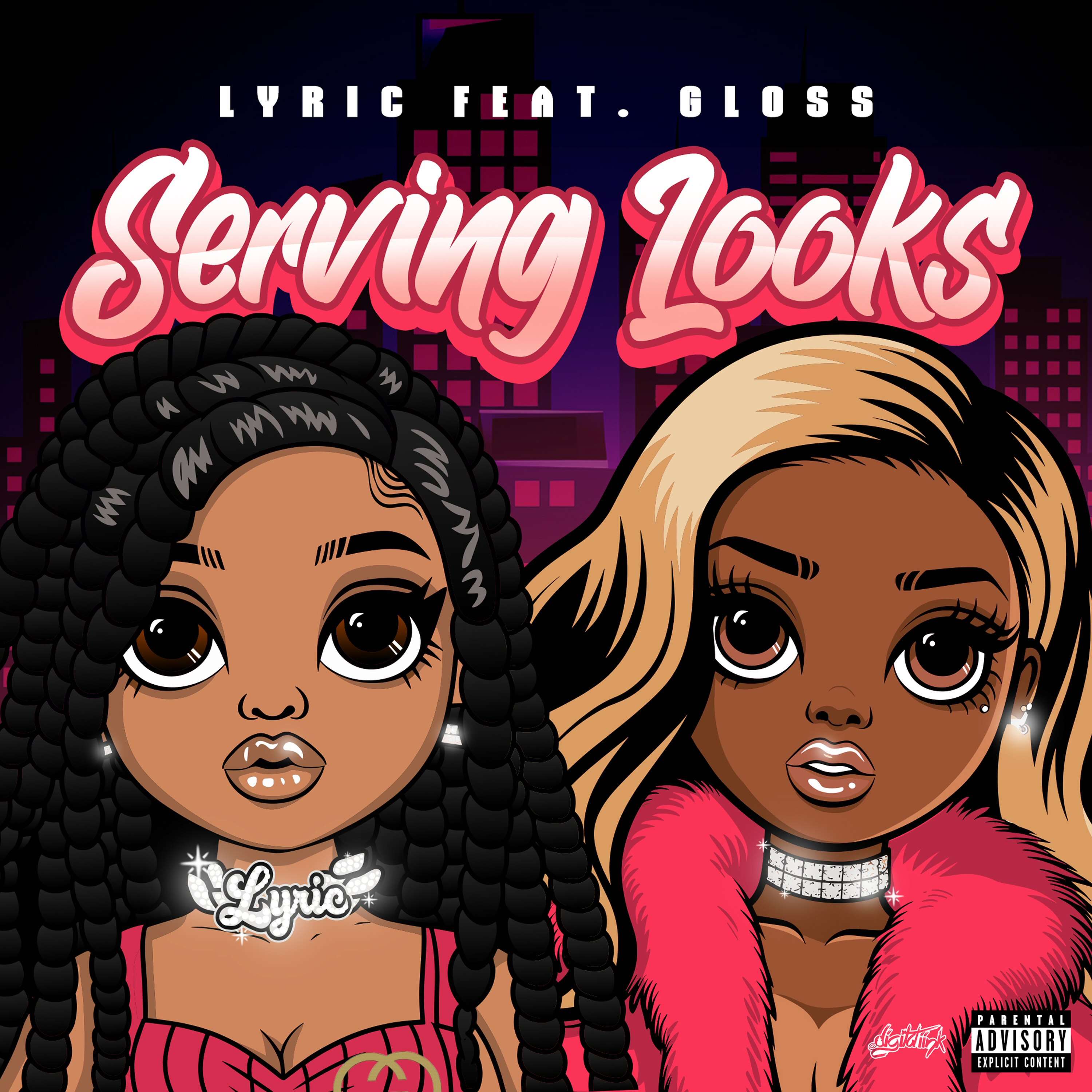 Young Lyric - Servin Looks ft. Gloss: the cover of serving looks by lyrics