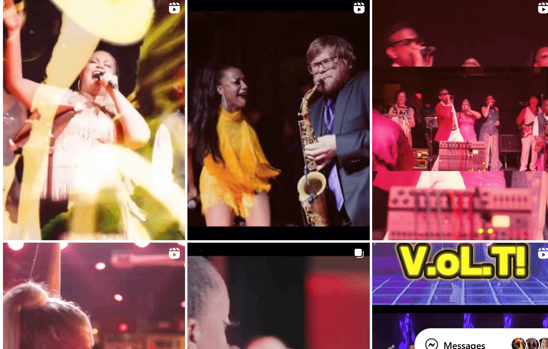 V.oL.T! tip jar: a collage of pictures with the words t v o v o v o v o v o