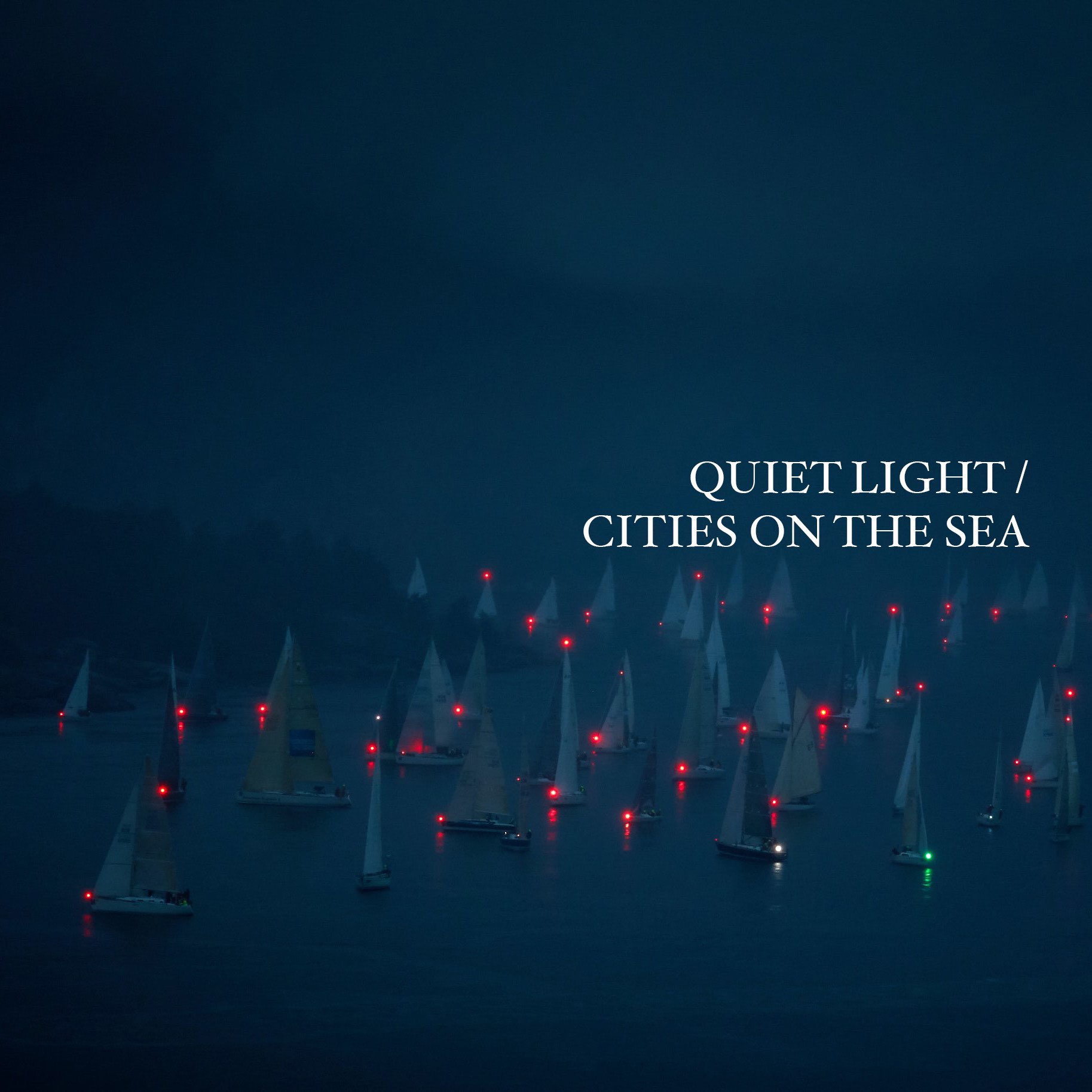 quiet light cities on the sea