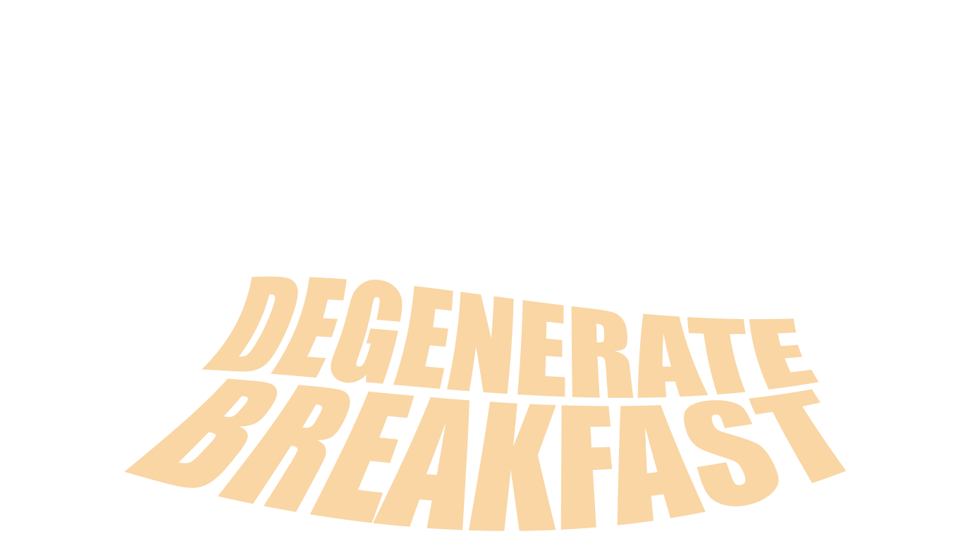 degenerate breakfast logo