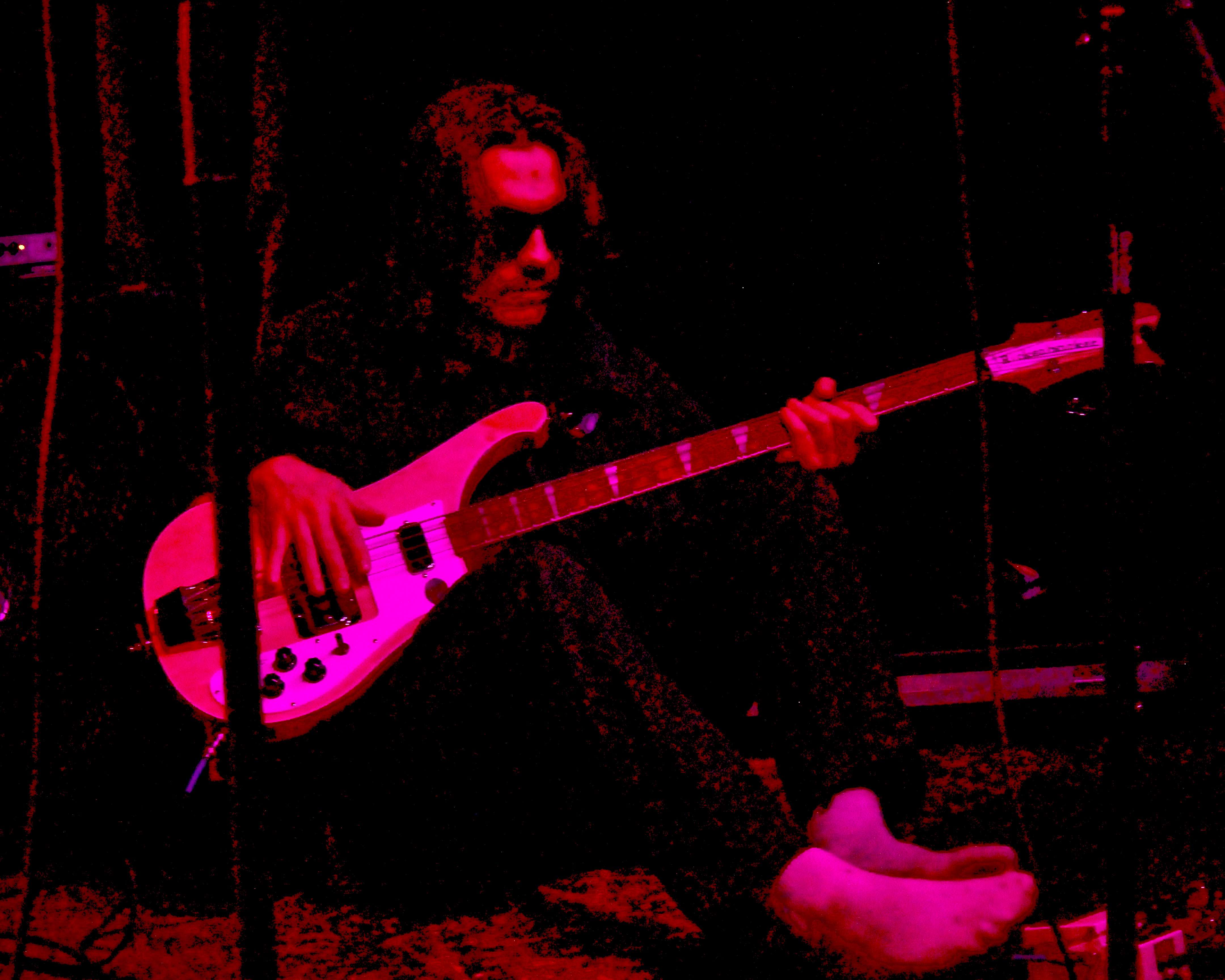 a man playing a guitar