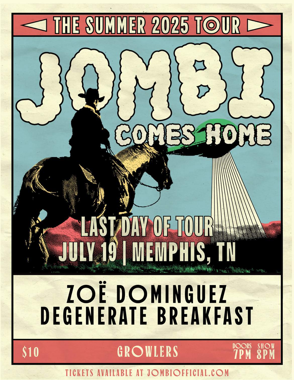 a poster for jimbo's summer 2020 tour