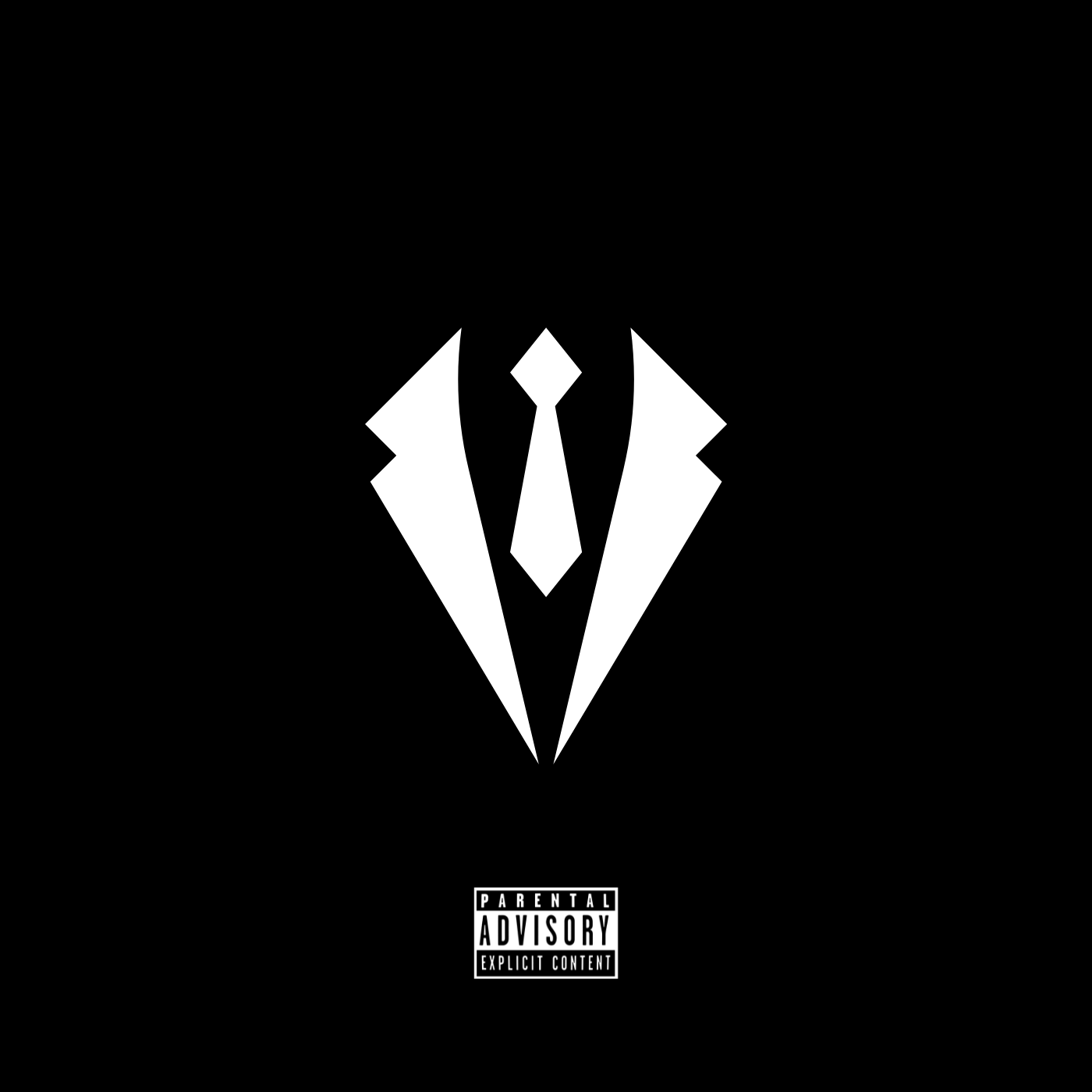 Cydel Lee - Suit & Tie: a white suit with a tie on a black background