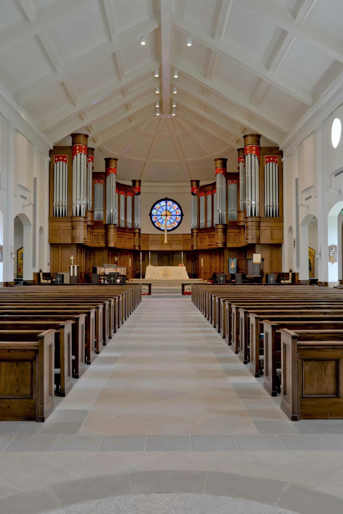 pews in a church
