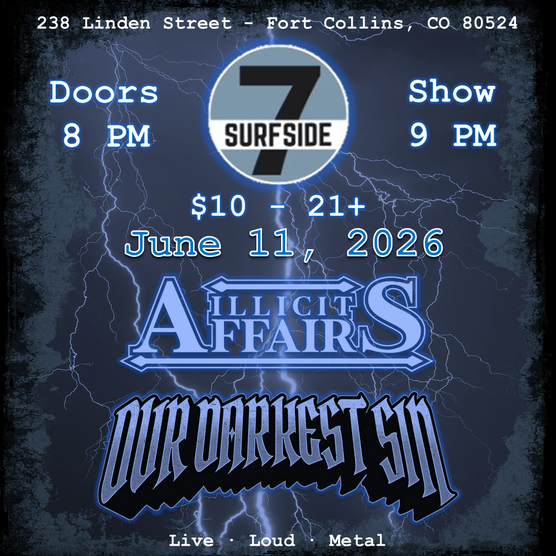 a flyer for a show with lightning and lightning