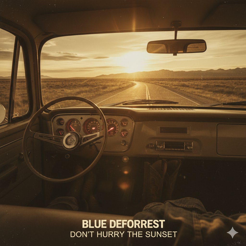 blue deforest - don't hurry the sunset