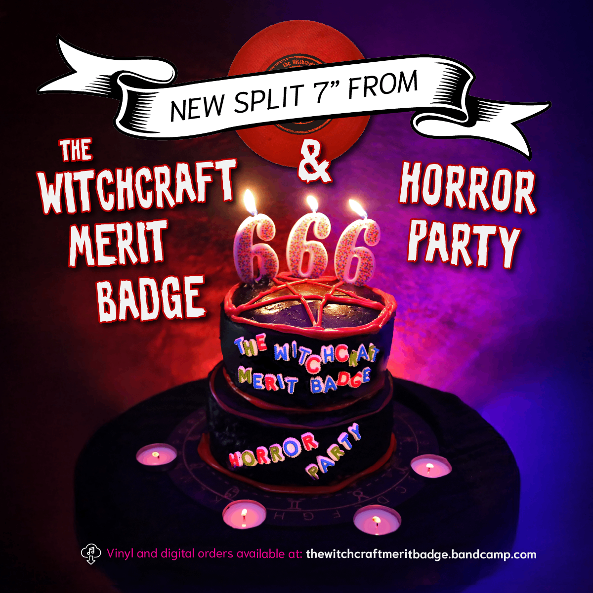 The Witchcraft Merit Badge - All This Noise: witchcraft & horror party badge