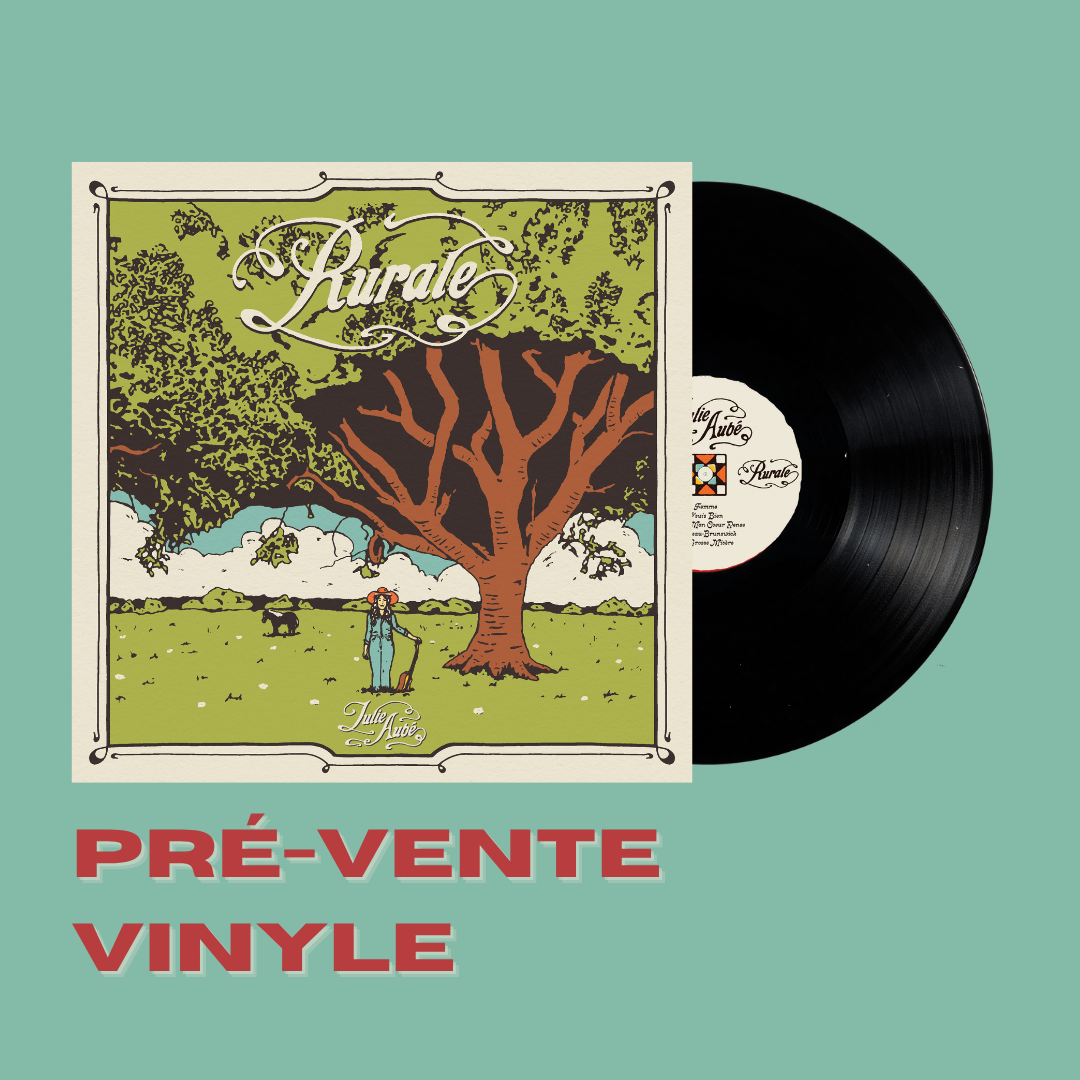 a lp with a tree and the words'pre-vente vinyle'