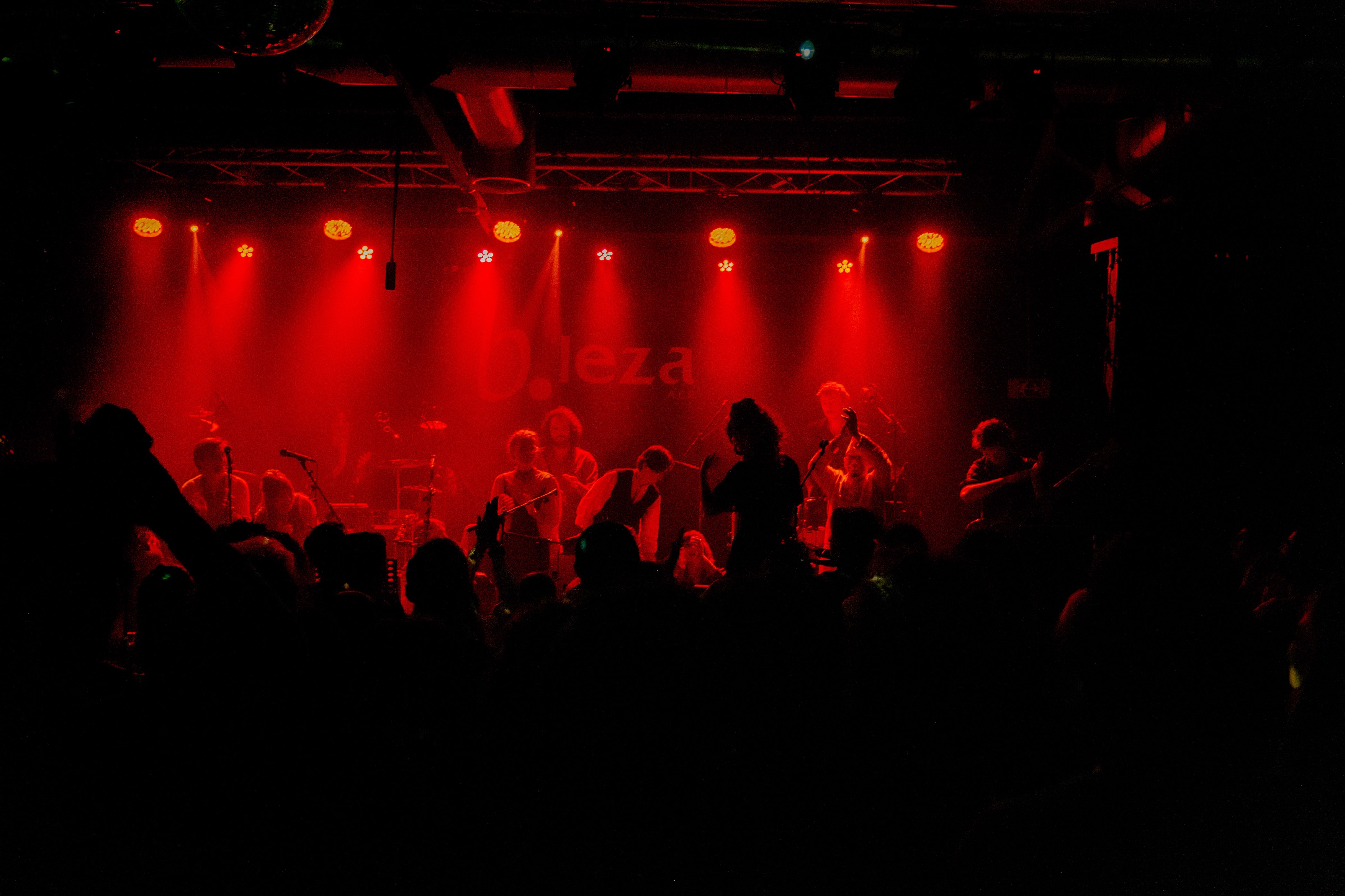 a crowd of people at a concert