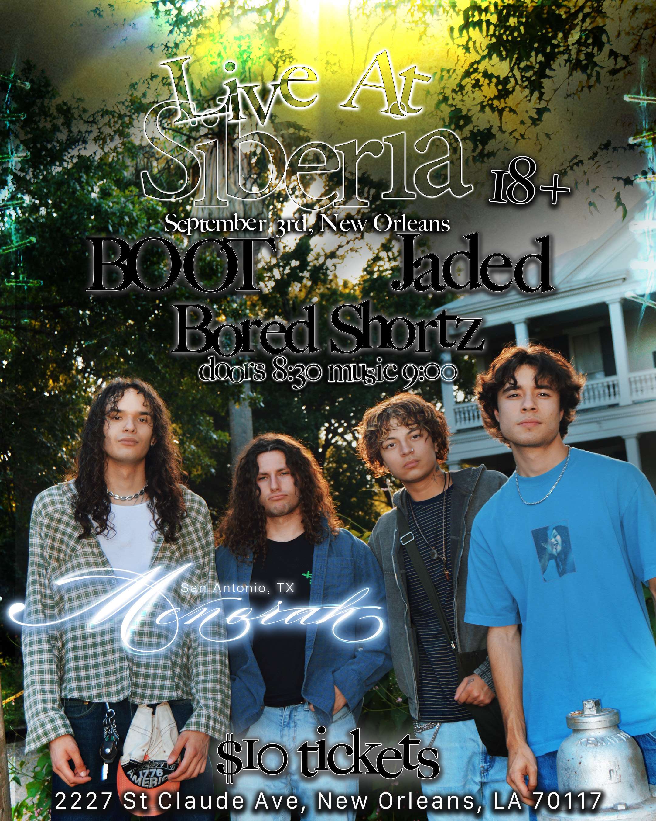 a poster for a concert in sierra california