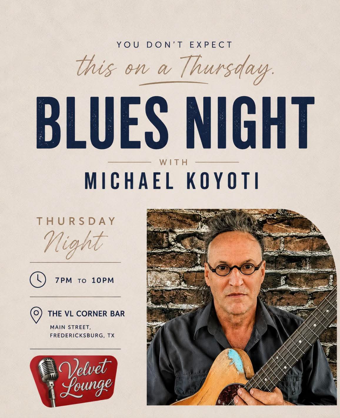 blues night with michael kyoti