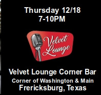 velvet lounge corner bar - tuesday, october 12