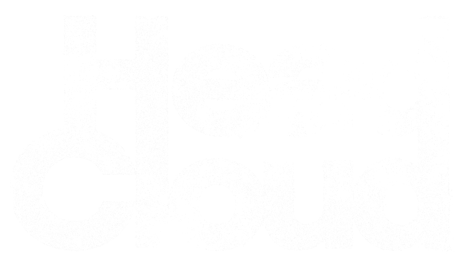 head cloud logo on a black background